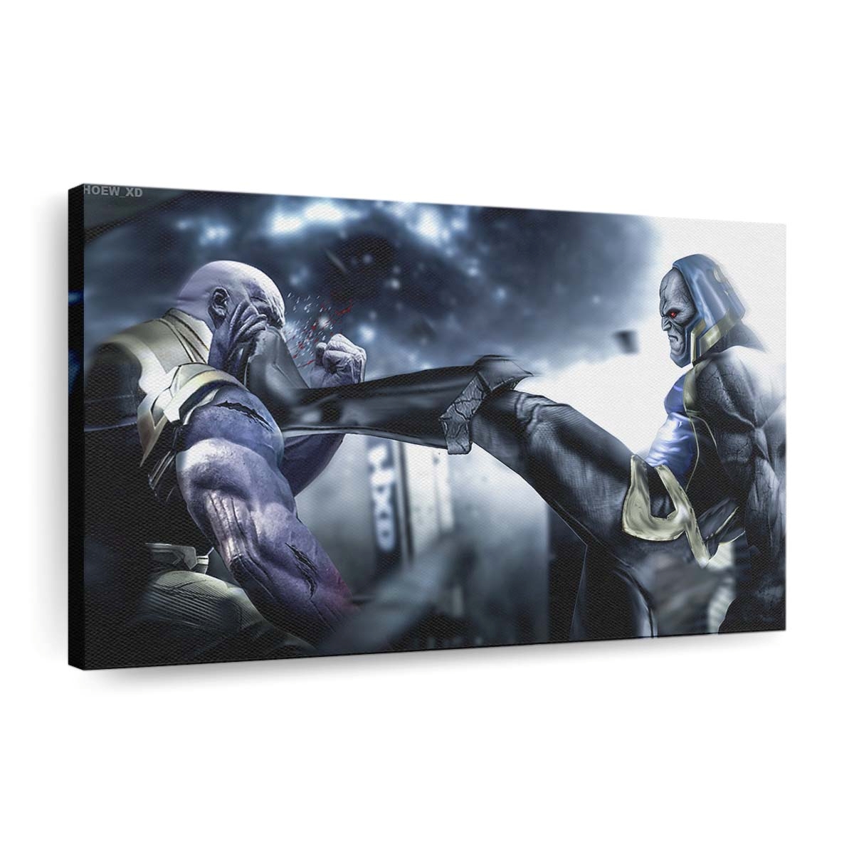 Thanos gegen Darkseid Leinwandbild - Wanddeko