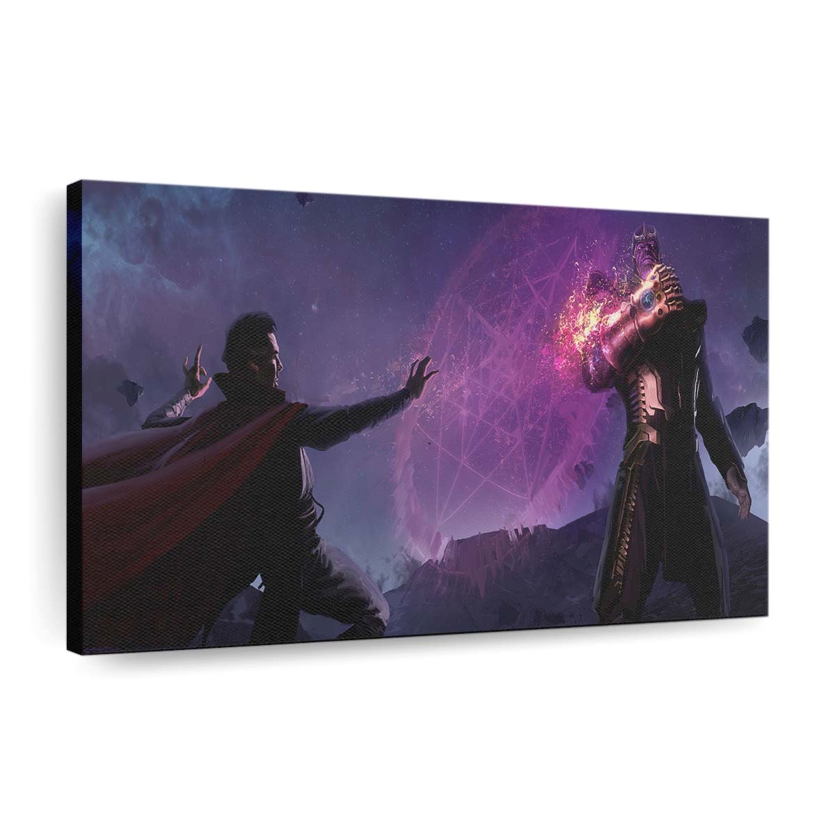 Thanos gegen Doctor Strange Leinwandbild - Wanddeko