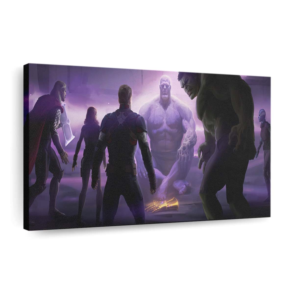 Thanos gegen die Avengers Leinwandbild - Wanddeko