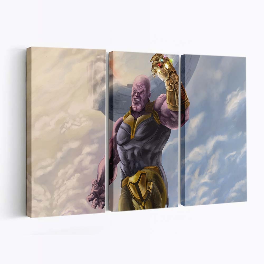 Thanos Kunstwerk 2019 Leinwandbild - Wanddeko