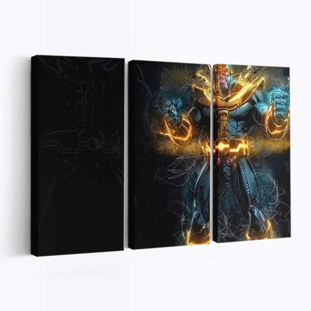 Thanos Kunstwerk Leinwandbild - Wanddeko