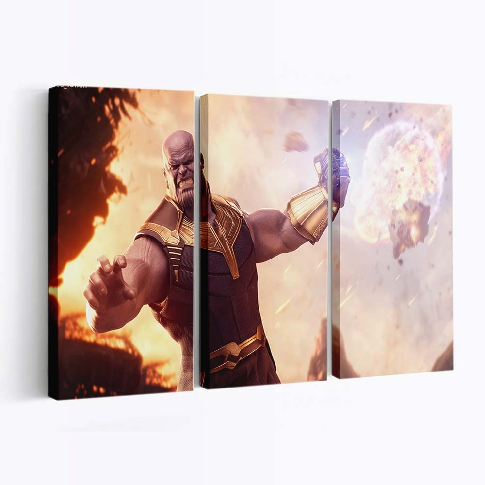 Thanos Avengers Infinity War Leinwandbild - Wanddeko
