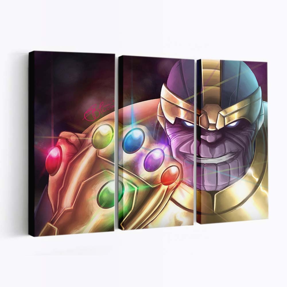 Thanos Six Gems Leinwandbild - Wanddeko