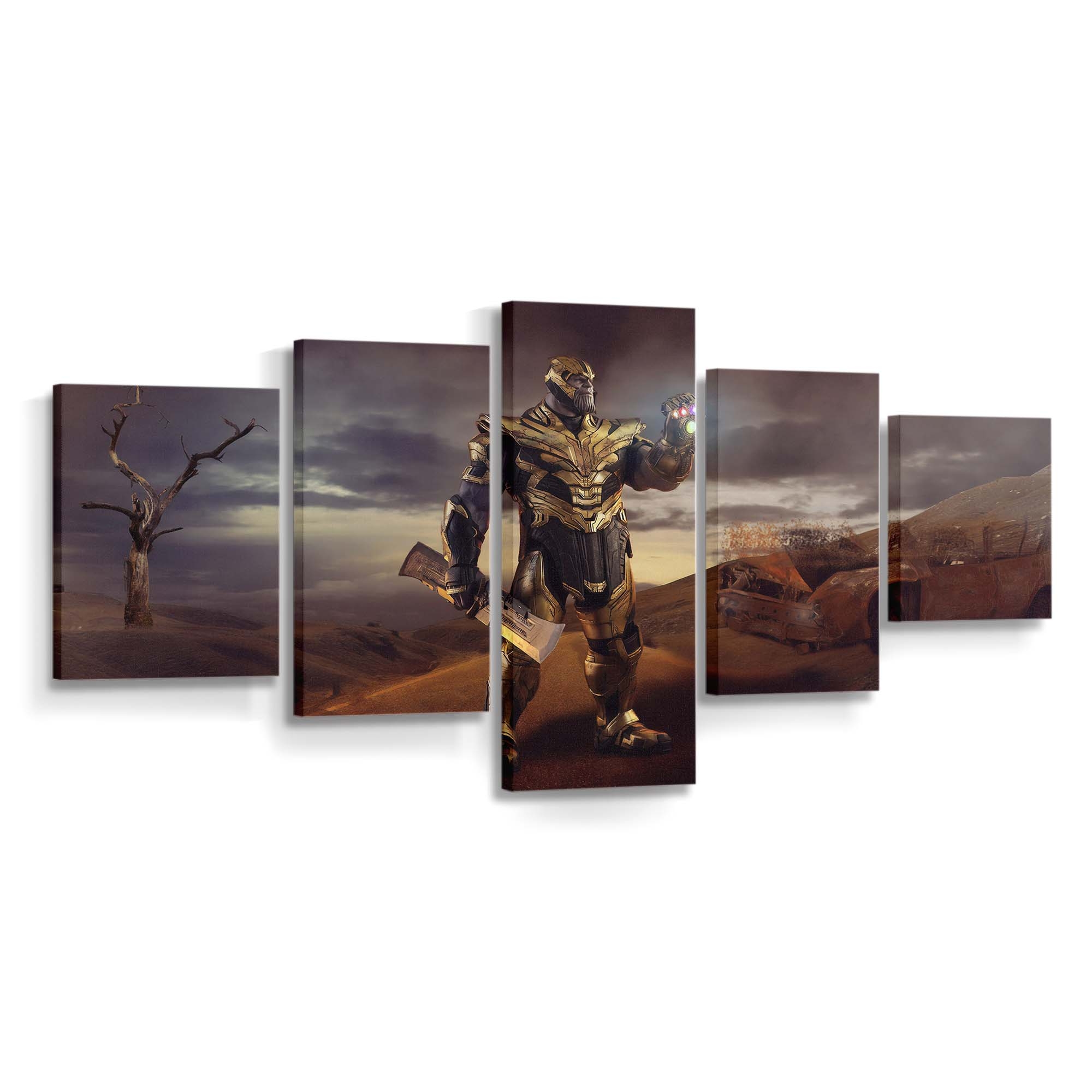 Thanos Neu Leinwandbild - Wanddeko Thanos Leinwandbild