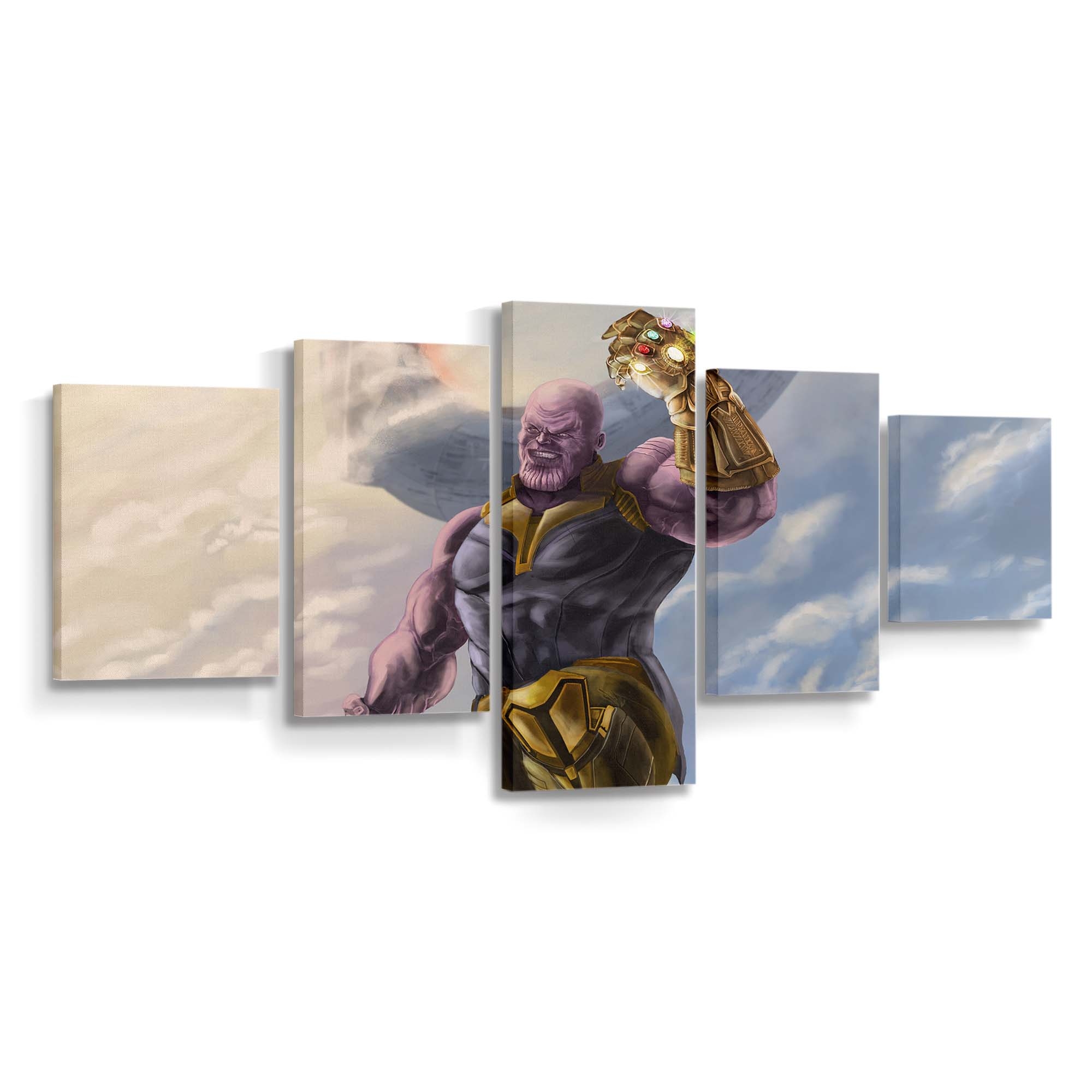 Thanos Kunstwerk 2019 Leinwandbild - Wanddeko Thanos Leinwandbild