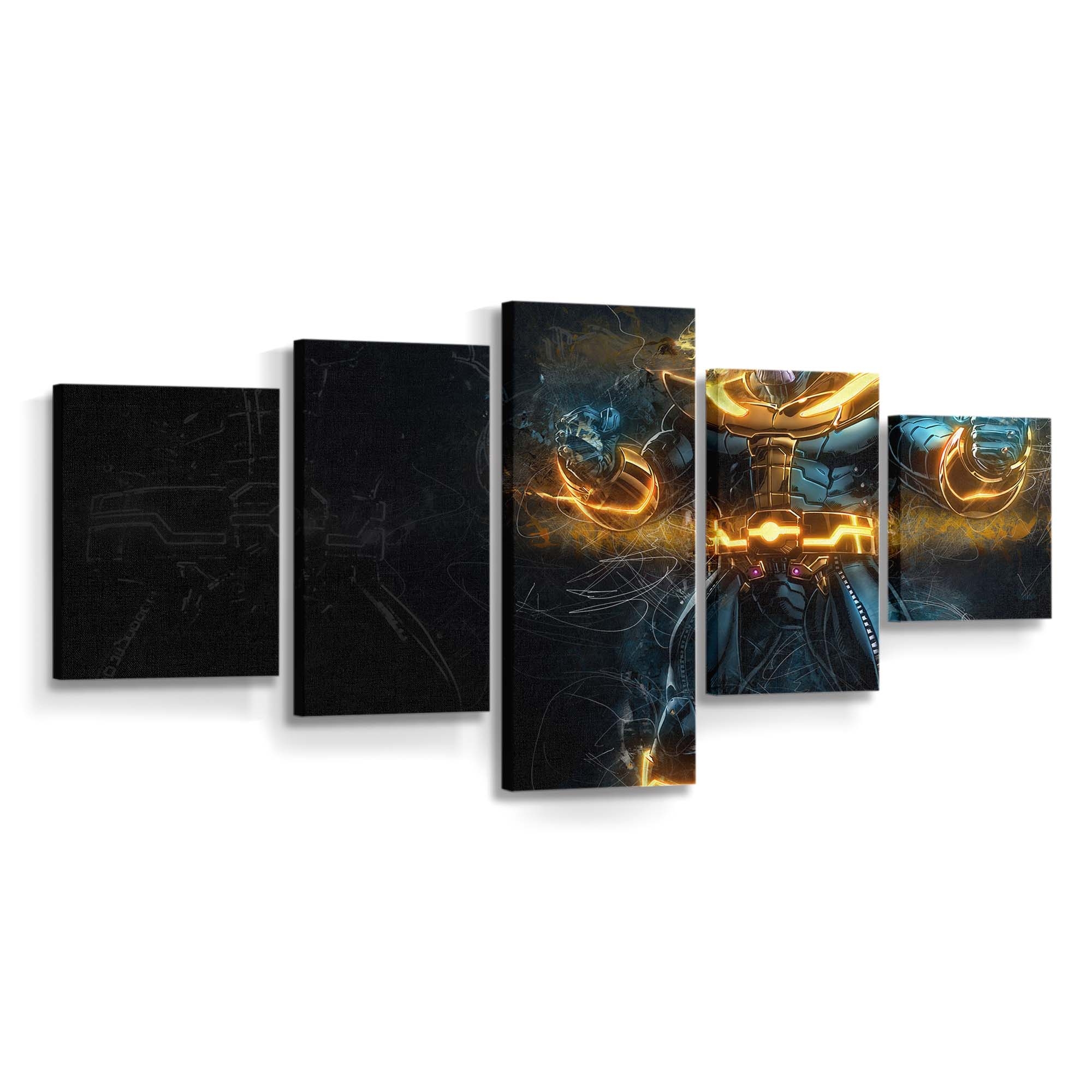 Thanos Kunstwerk Leinwandbild - Wanddeko Thanos Leinwandbild