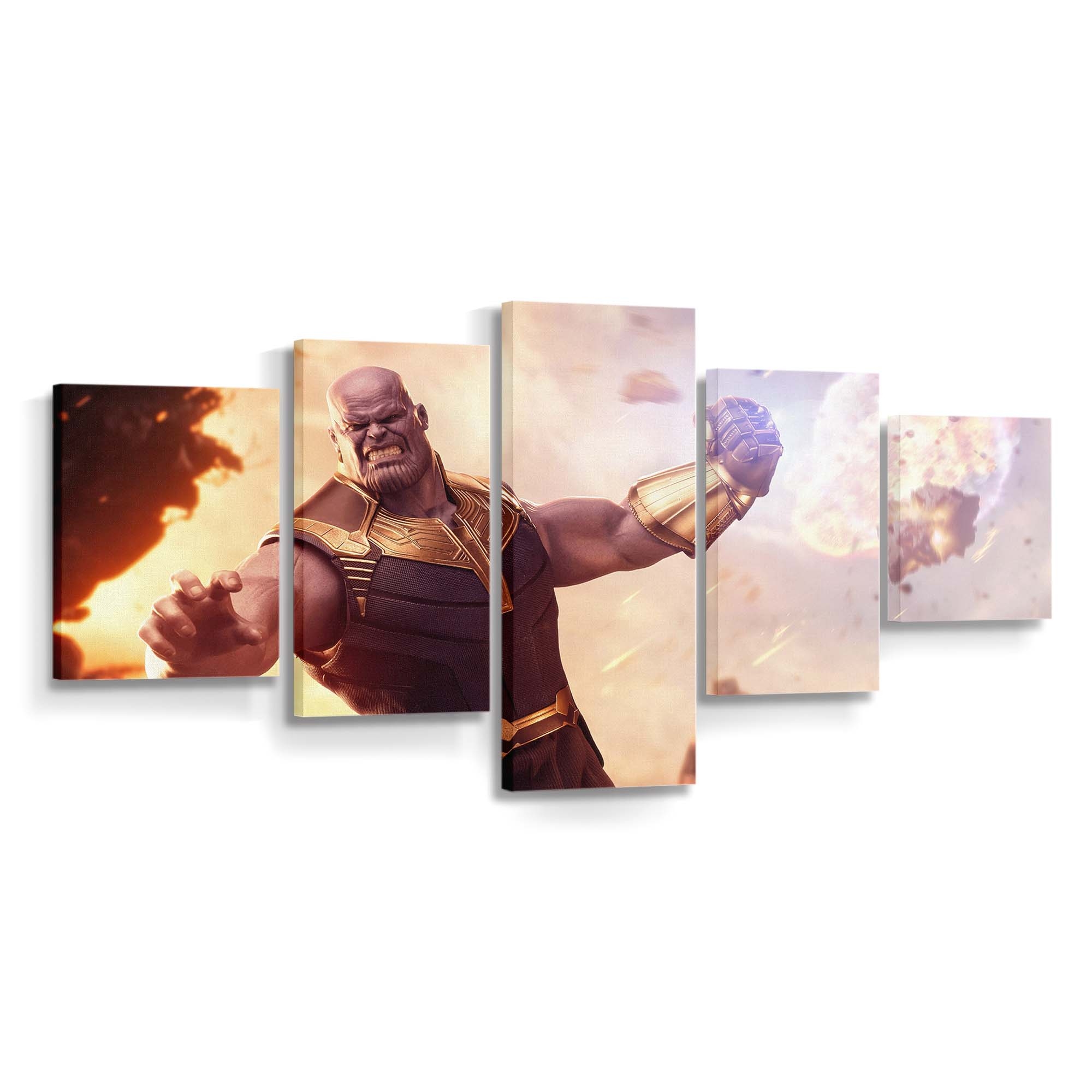 Thanos Avengers Infinity War Leinwandbild - Wanddeko Thanos Leinwandbild