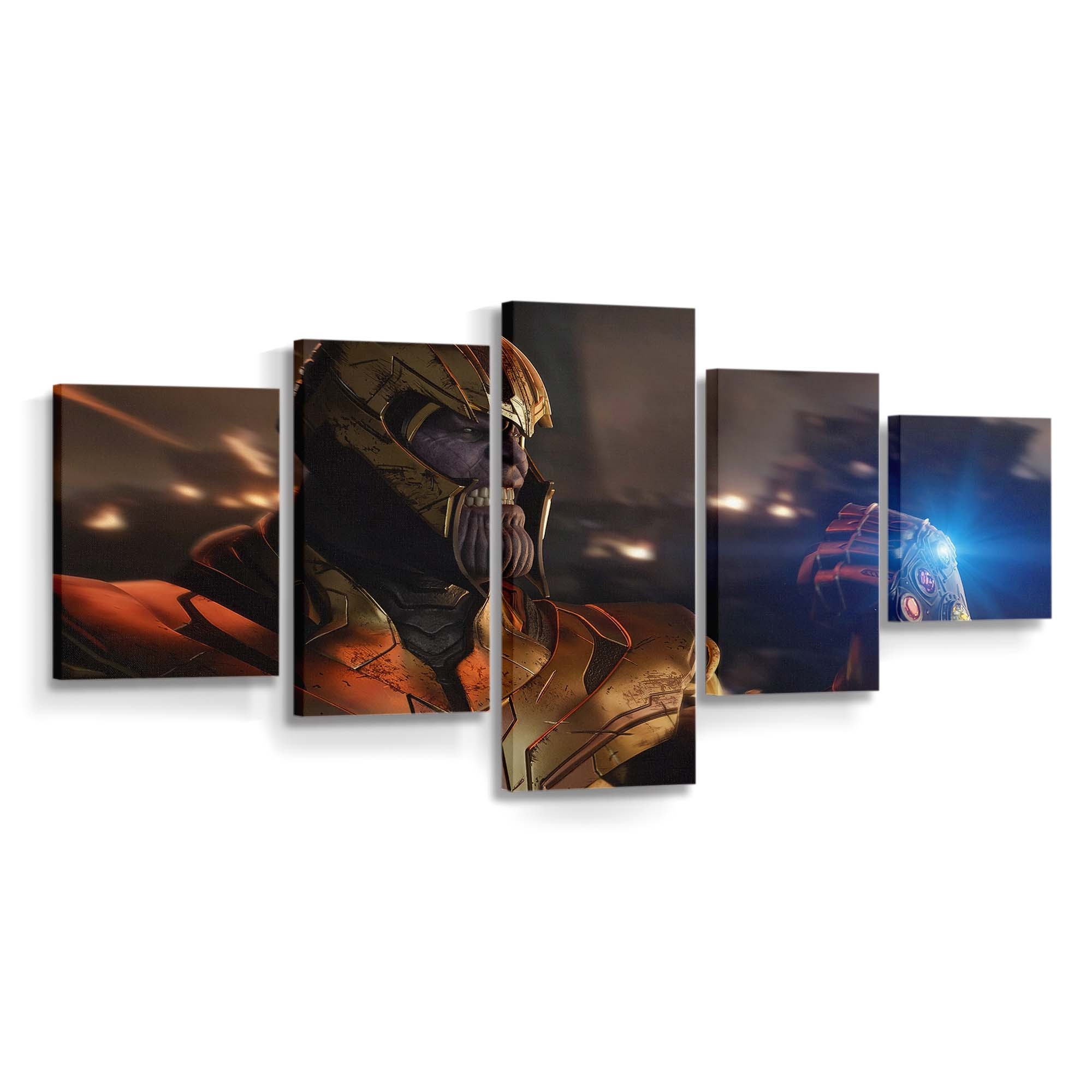 Thanos Infinity Gauntlet 2020 Leinwandbild - Wanddeko Thanos Leinwandbild