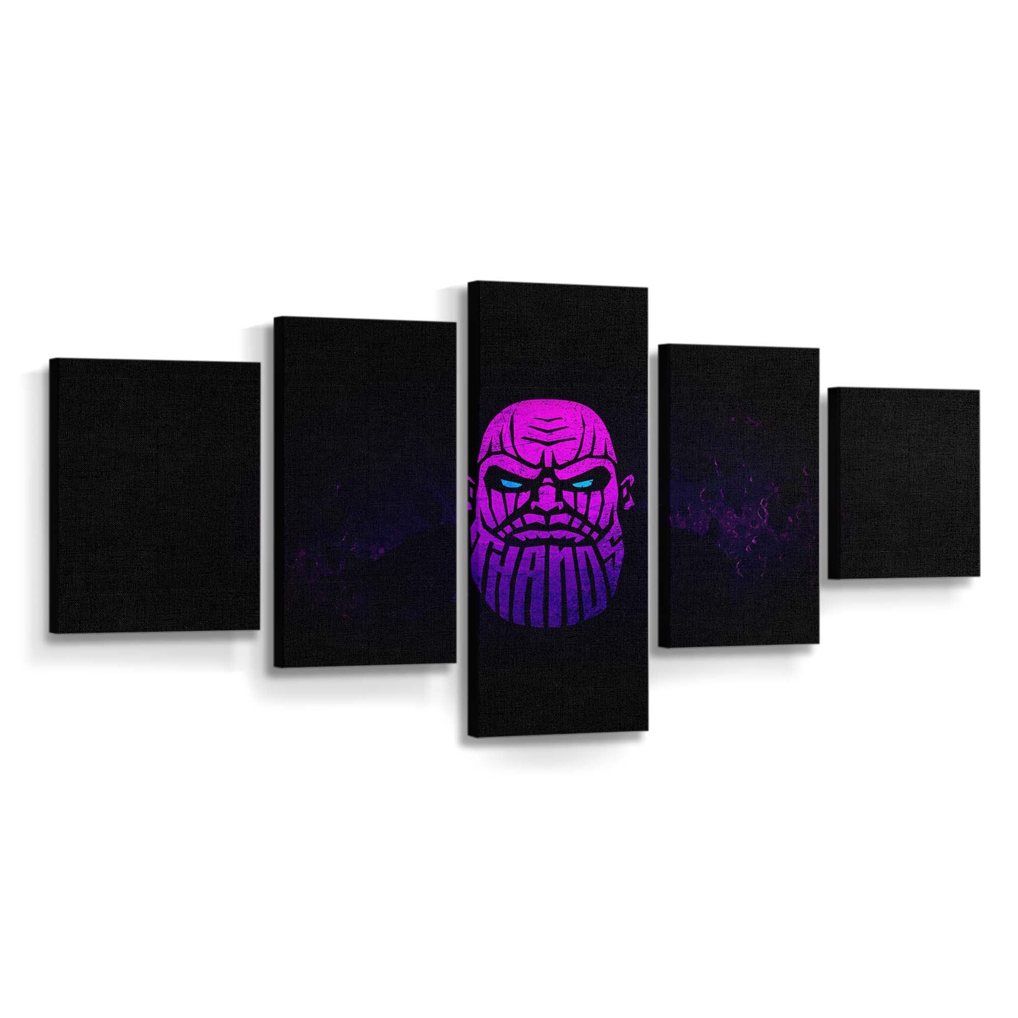 Thanos Minimal Art Leinwandbild - Wanddeko Thanos Leinwandbild