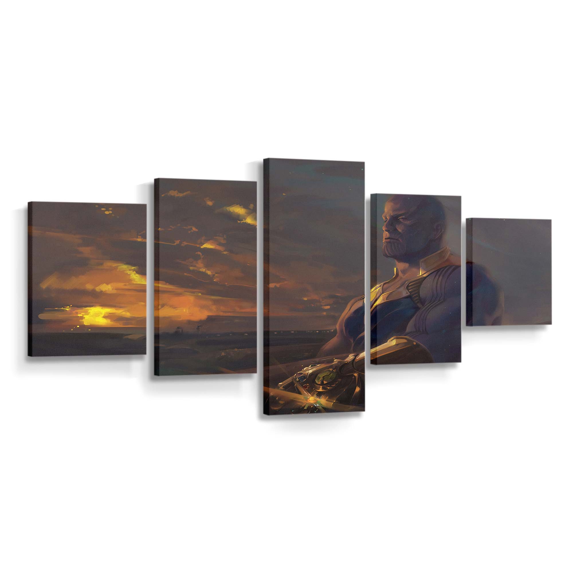 Thanos New Arts Leinwandbild - Wanddeko Thanos Leinwandbild