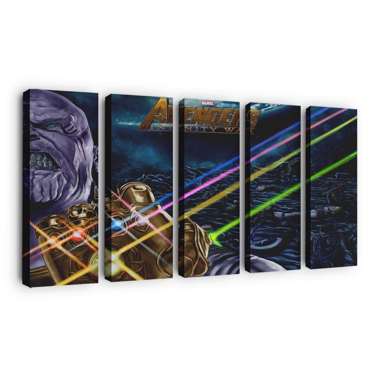 Thanos gewinnt immer Leinwandbild - Wanddeko