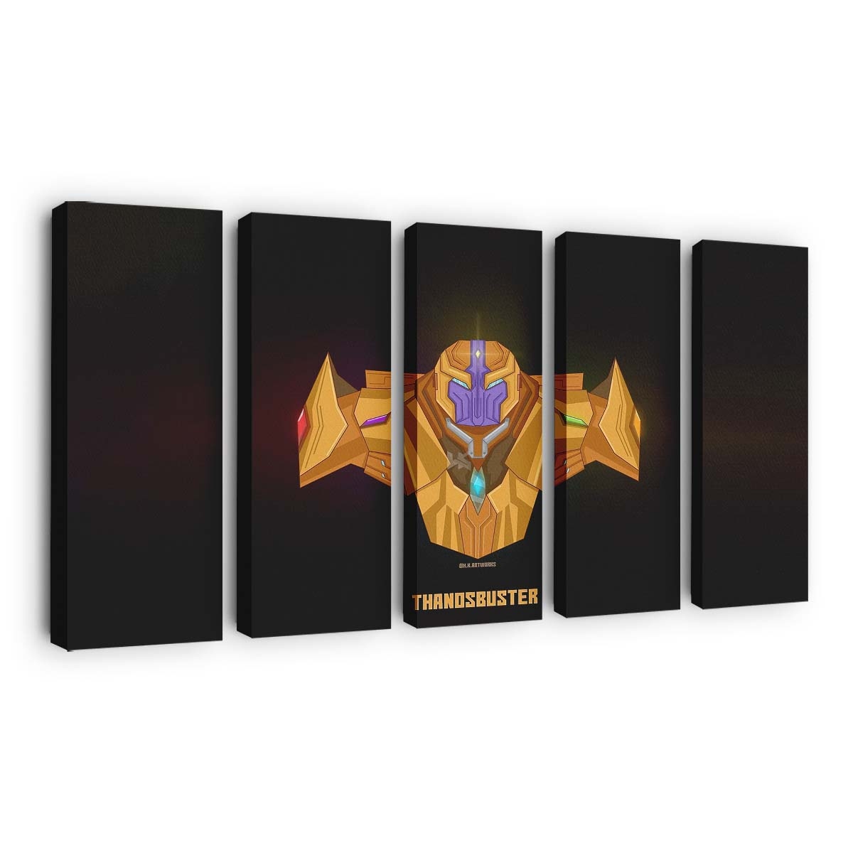 Thanos Buster Minimal Leinwandbild - Wanddeko