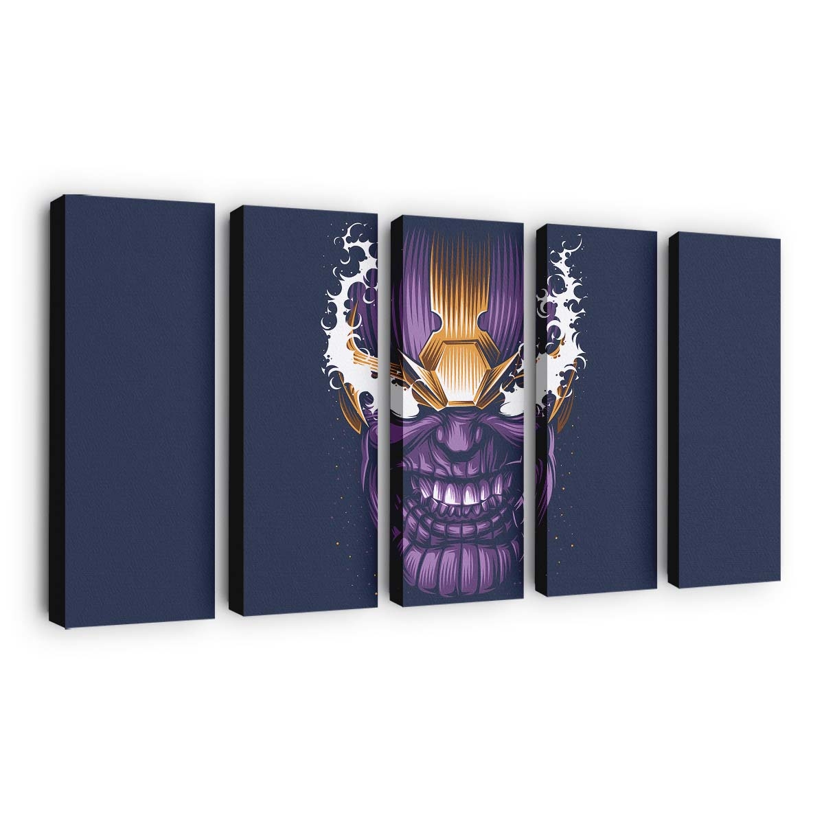 Thanos Gesicht Minimal Leinwandbild - Wanddeko