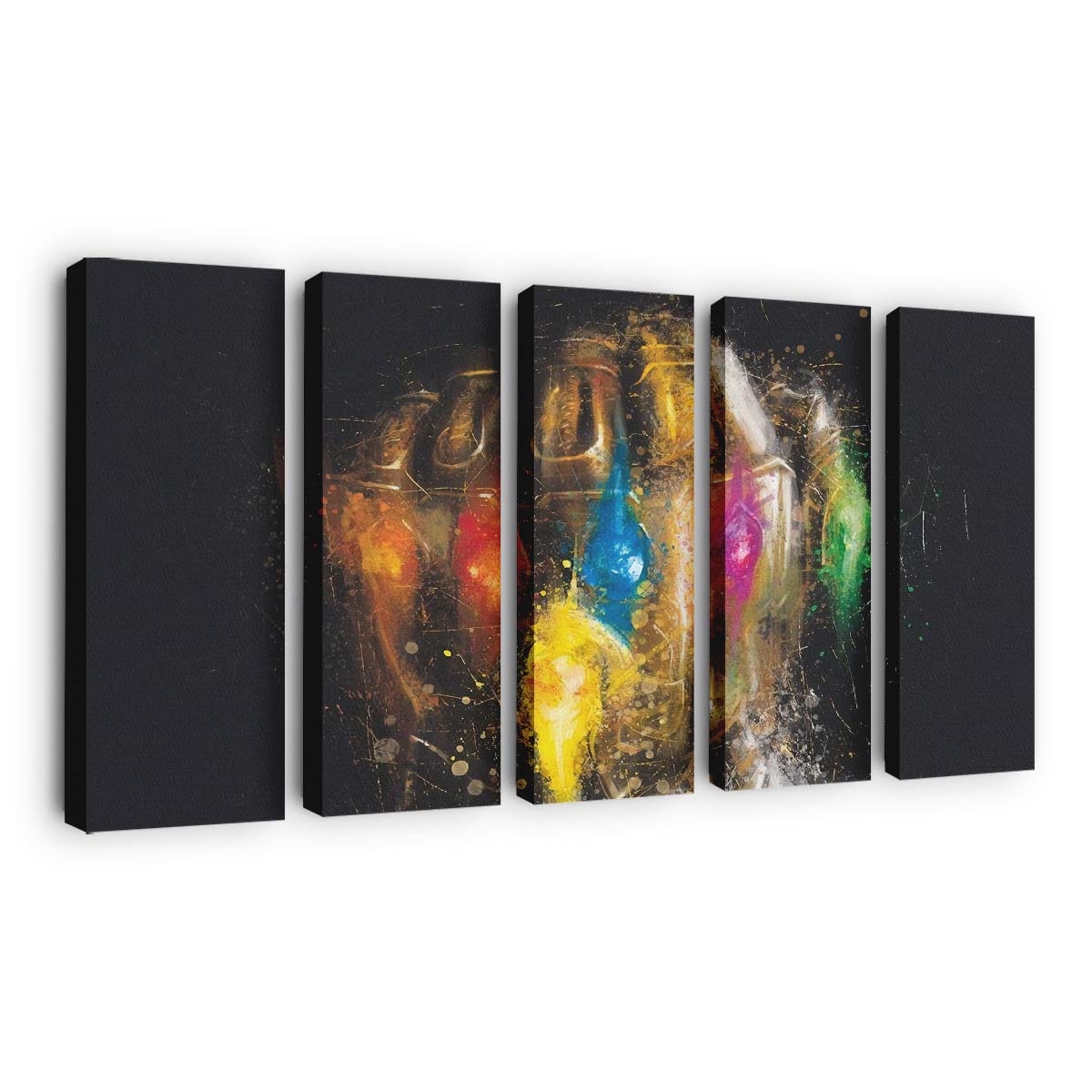 Thanos Gauntlet Avengers Endgame 2019 Leinwandbild - Wanddeko