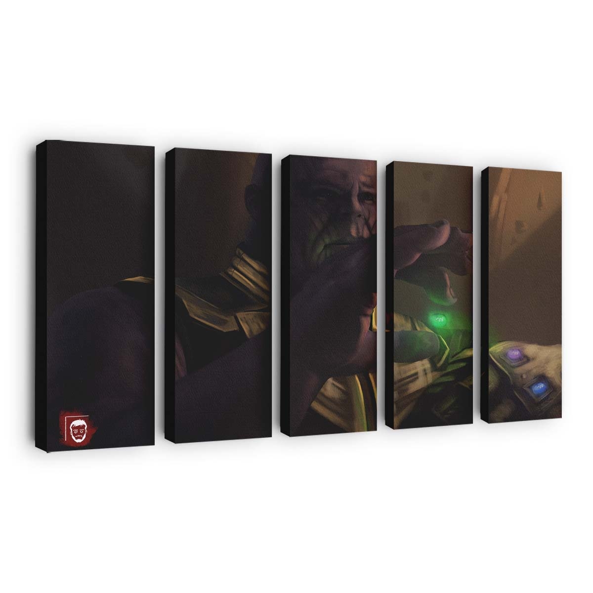 Thanos Infinity Gauntlet Art Leinwandbild - Wanddeko