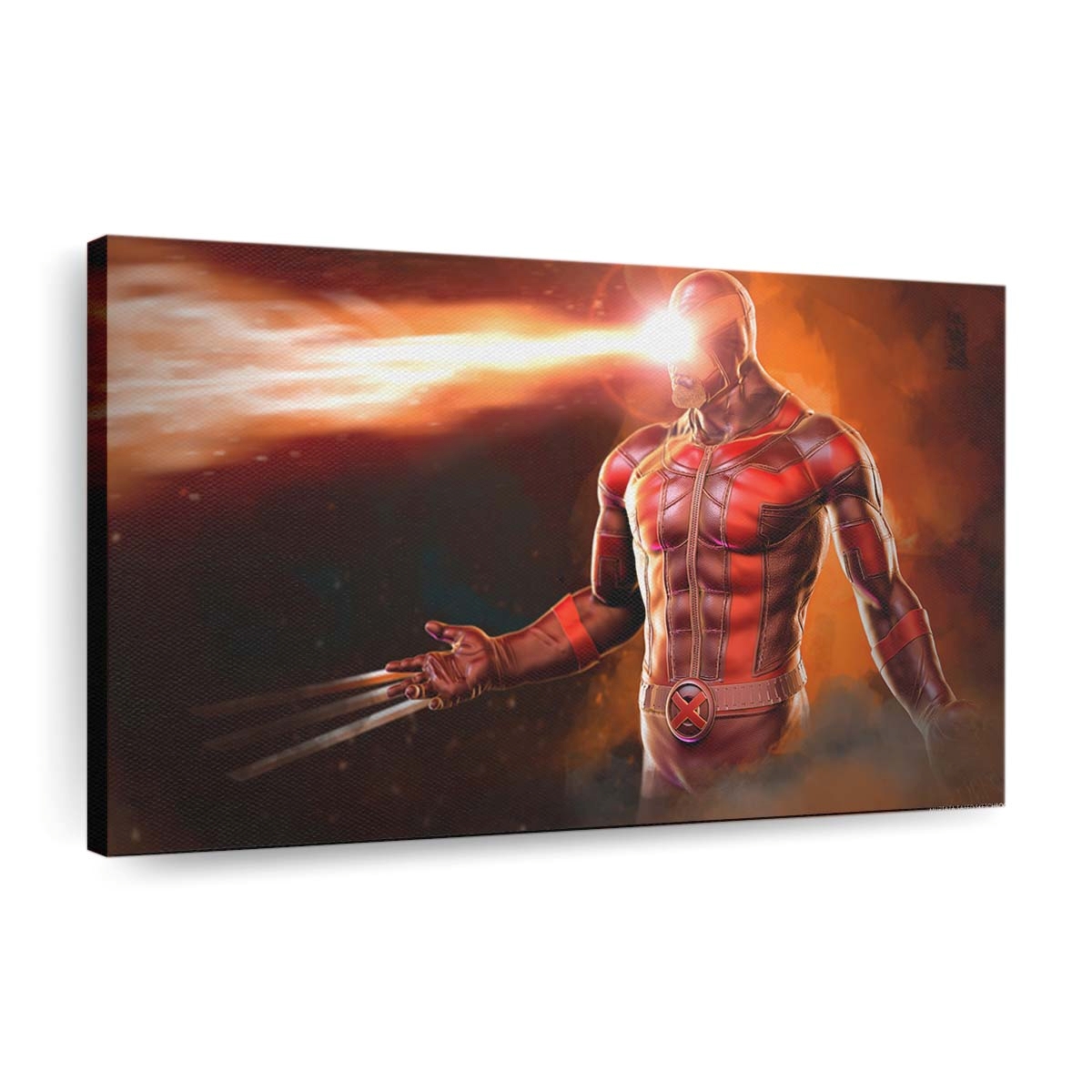 Cyclops Daredevil Wolverine Artwork Leinwandbilder | Wanddeko