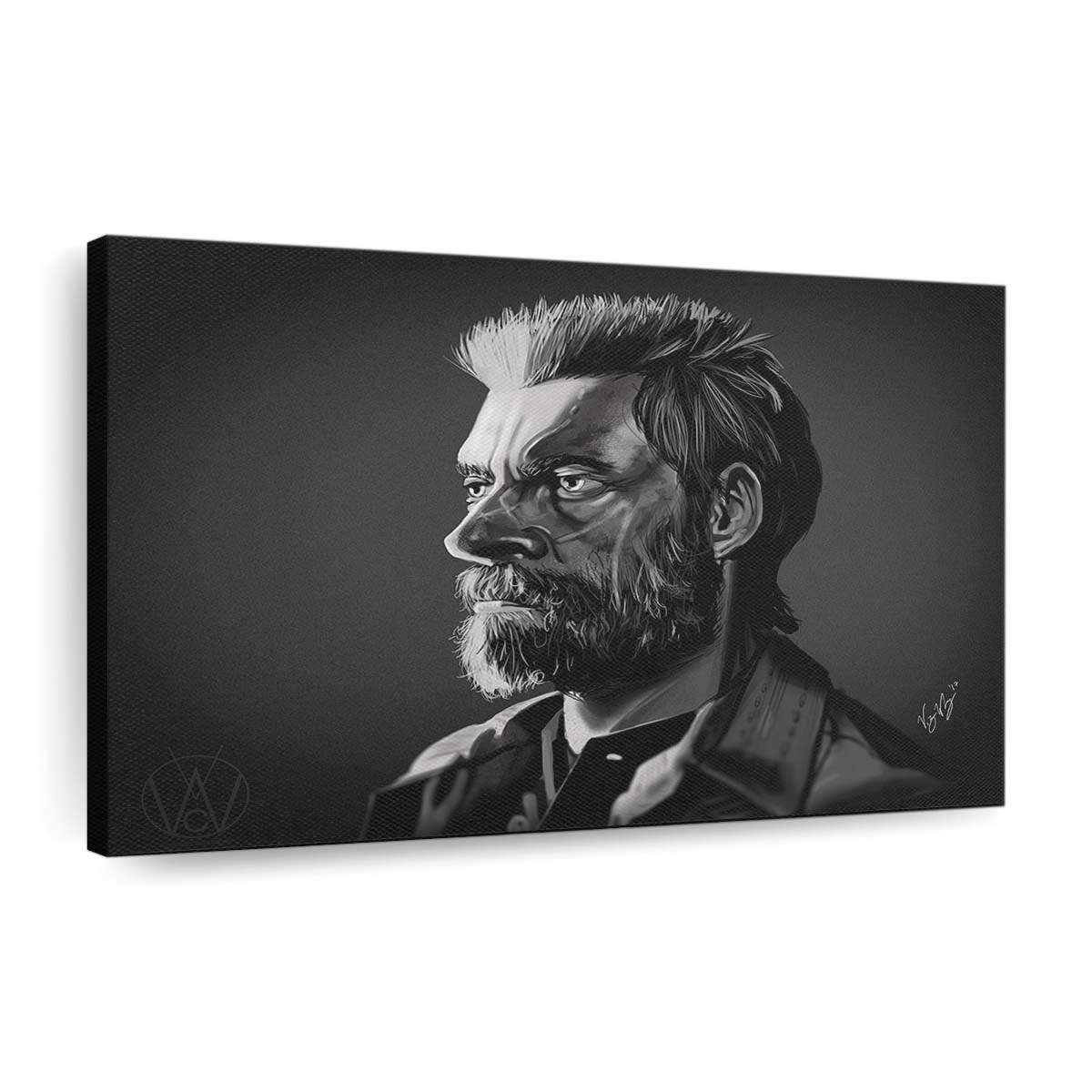 Logan Monochrome Art Leinwandbilder | Wanddeko