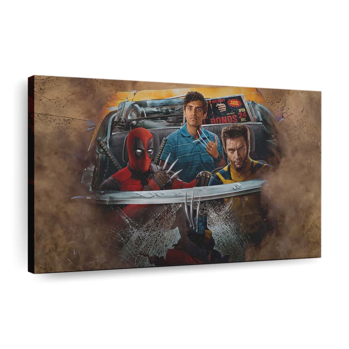 Marvel Deadpool And Wolverine 2024 Movie Leinwandbilder | Wanddeko