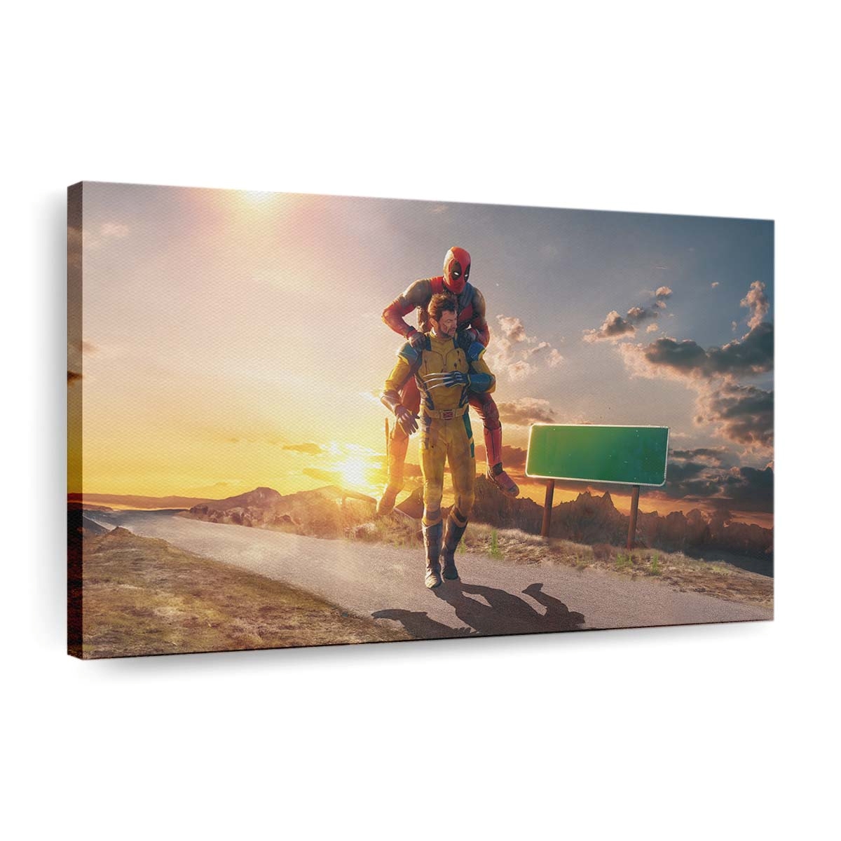 Red Suit Rampage Deadpool 3 Leinwandbilder | Wanddeko