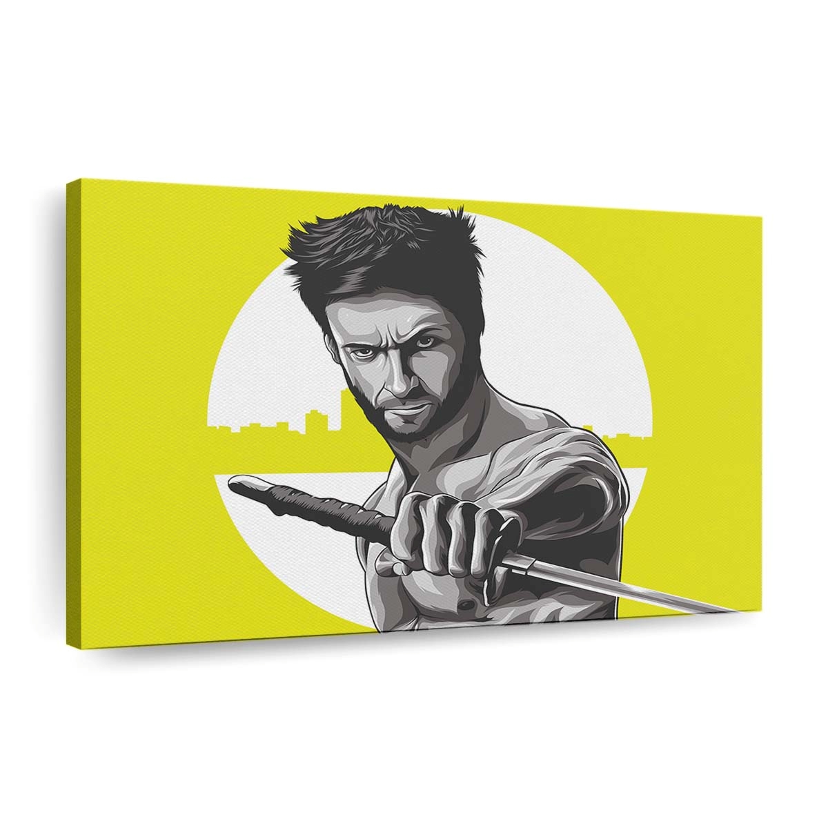 Wolverine Illustration Leinwandbilder | Wanddeko