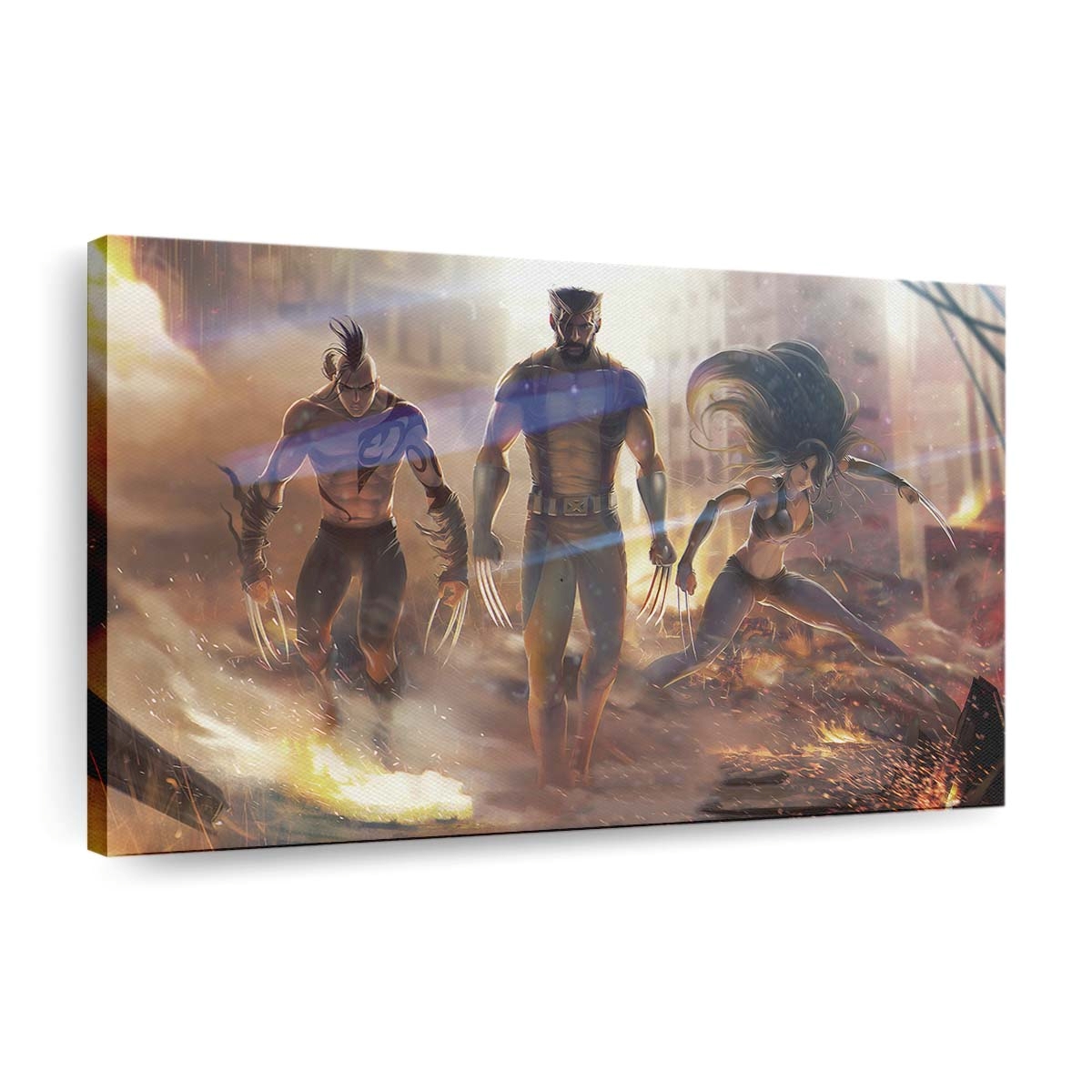 Wolverine And His Team Leinwandbilder | Wanddeko