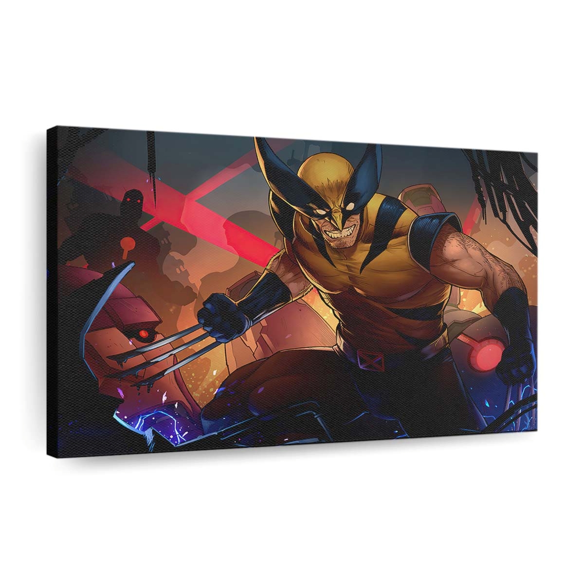 Wolverine Comic Suit Artwork Leinwandbilder | Wanddeko