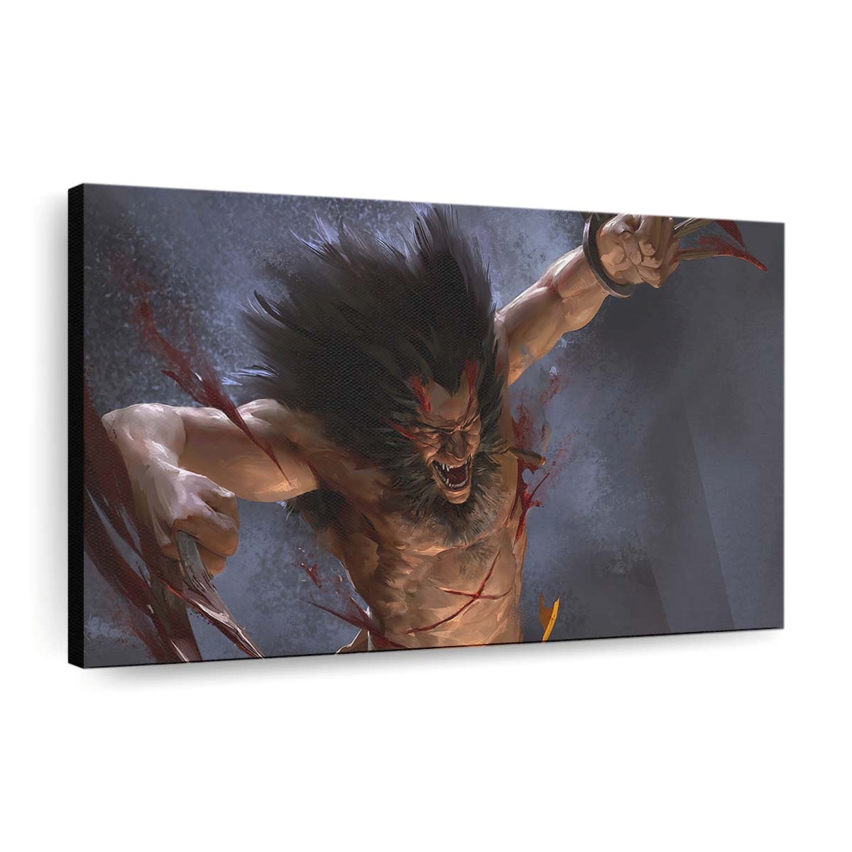 Wolverine Coming Claws Leinwandbilder | Wanddeko