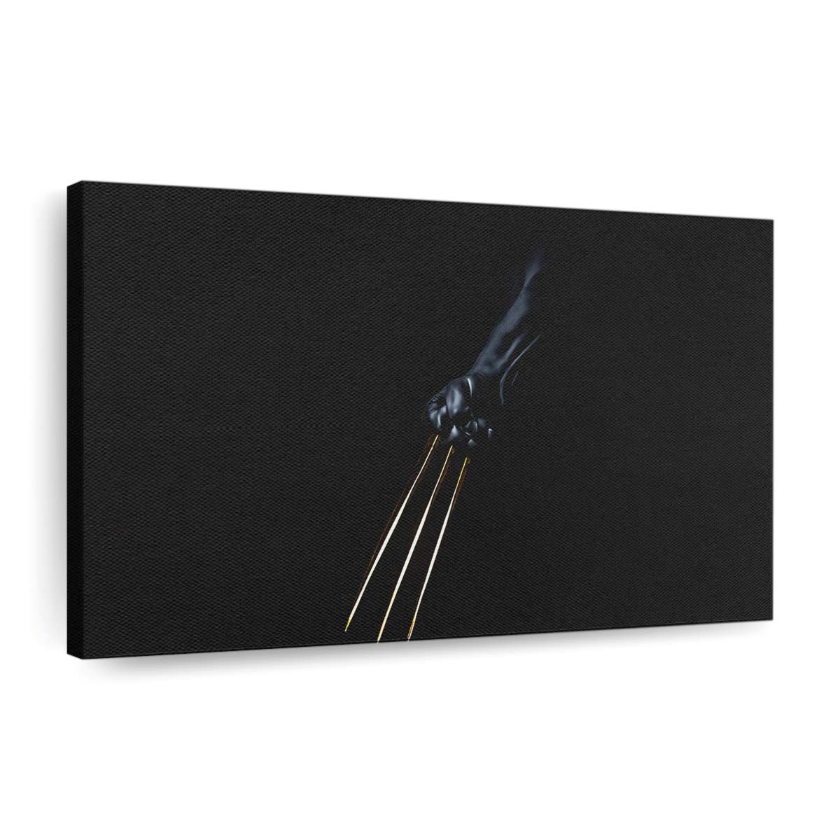 Wolverine Gold Claws Dark Minimal Leinwandbilder | Wanddeko