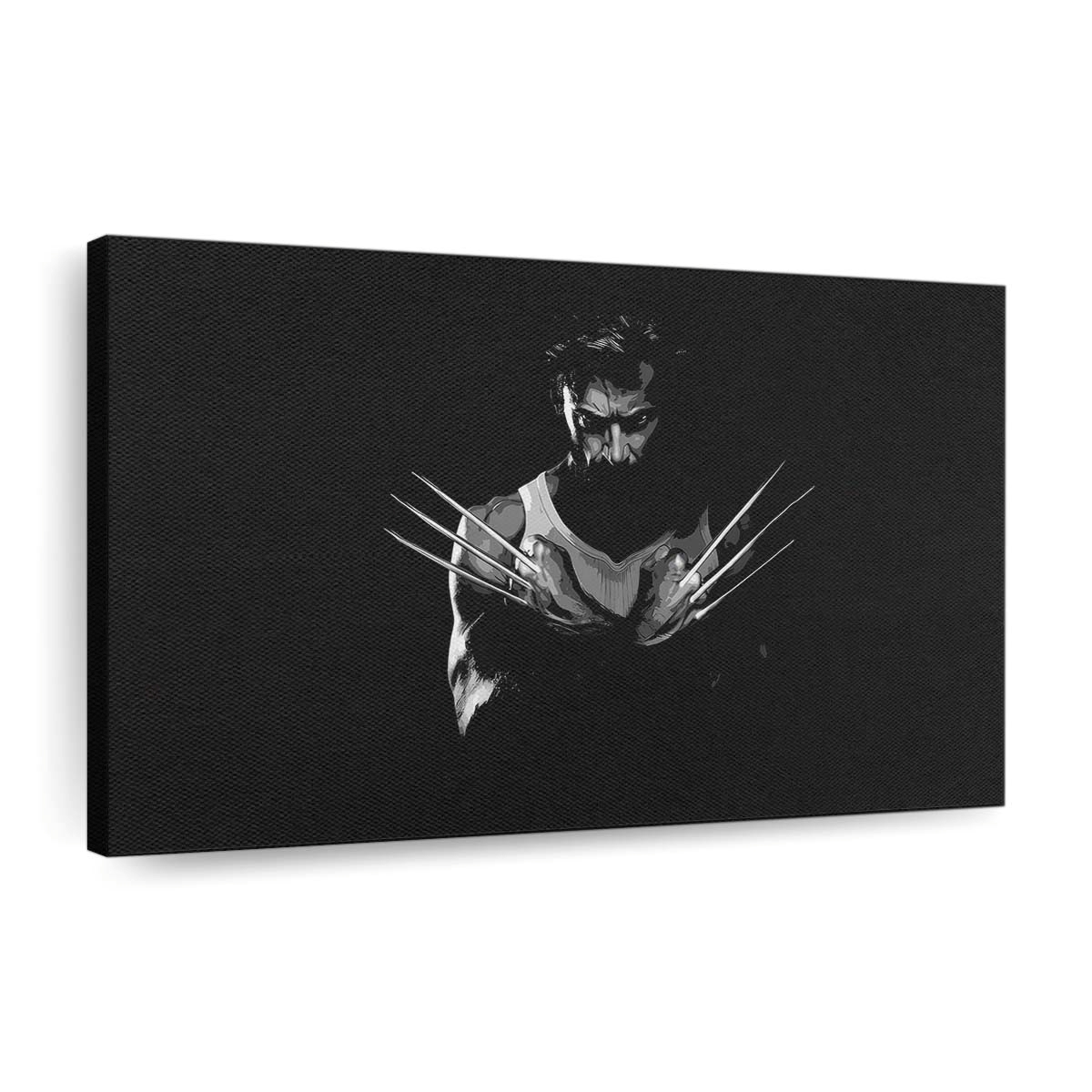 Wolverine Monochrome Leinwandbilder | Wanddeko