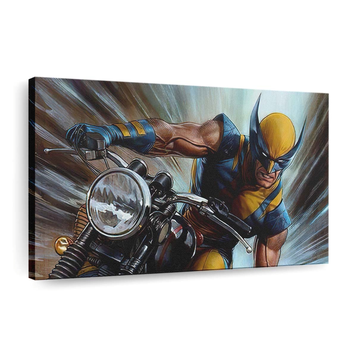 Wolverine On Bike Leinwandbilder | Wanddeko