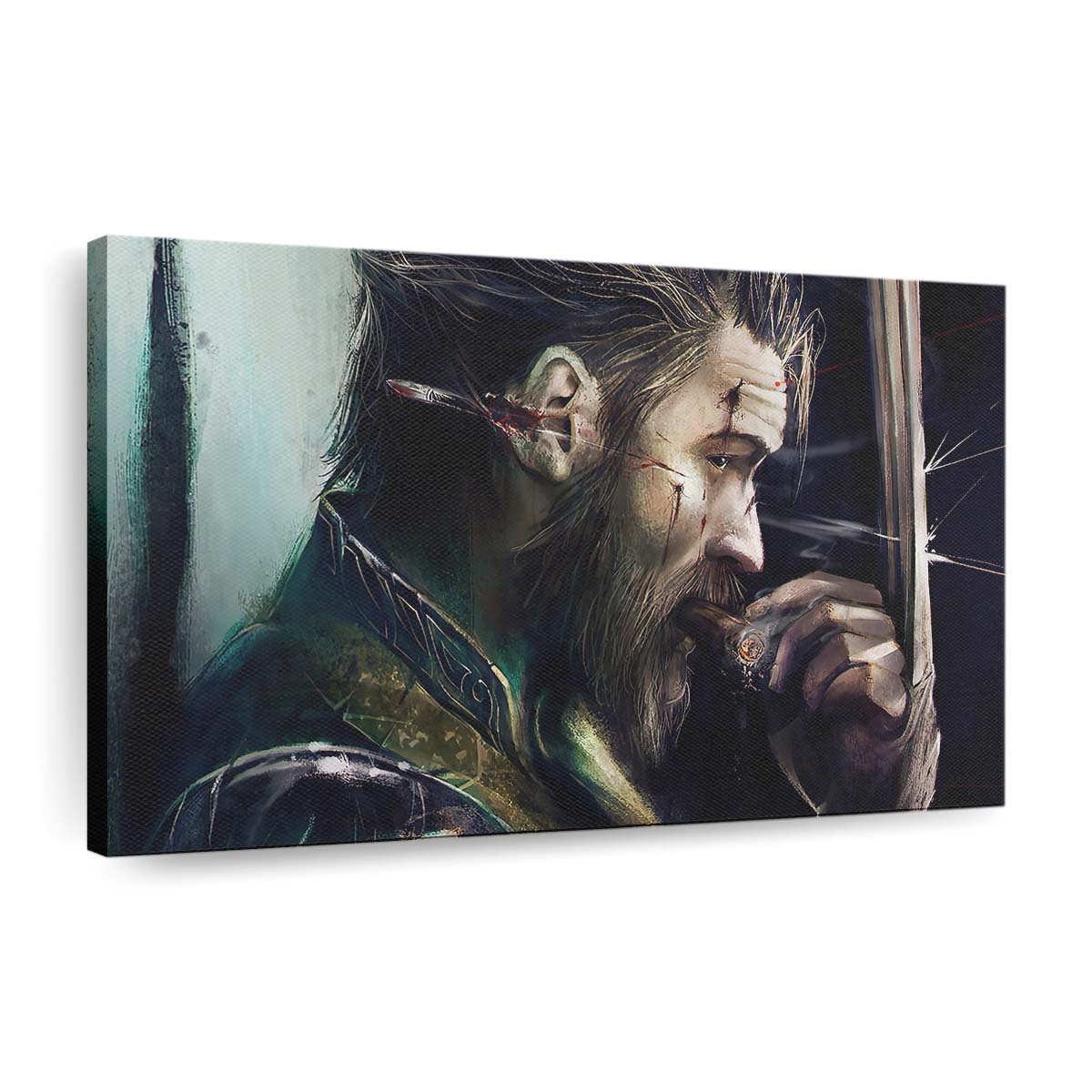 Wolverine Smoking Leinwandbilder | Wanddeko