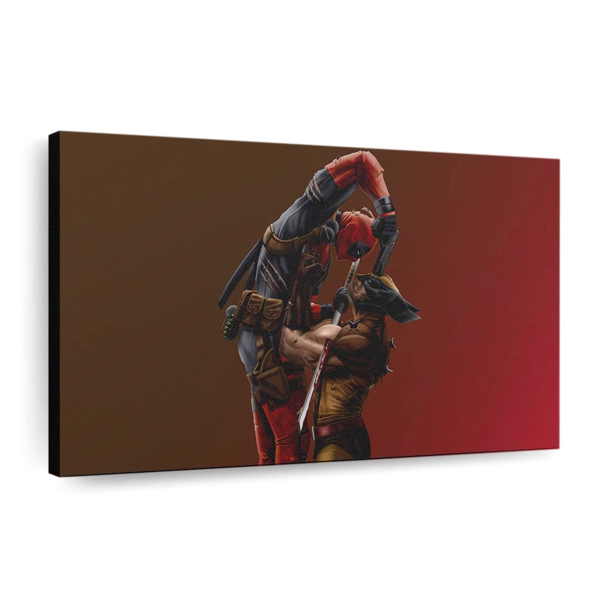 Wolverine Vs Deadpool Leinwandbilder | Wanddeko