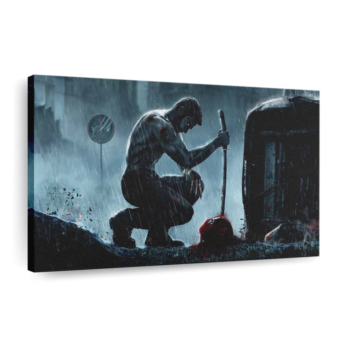 Wolverine Wields A Deadly Sword Leinwandbilder | Wanddeko