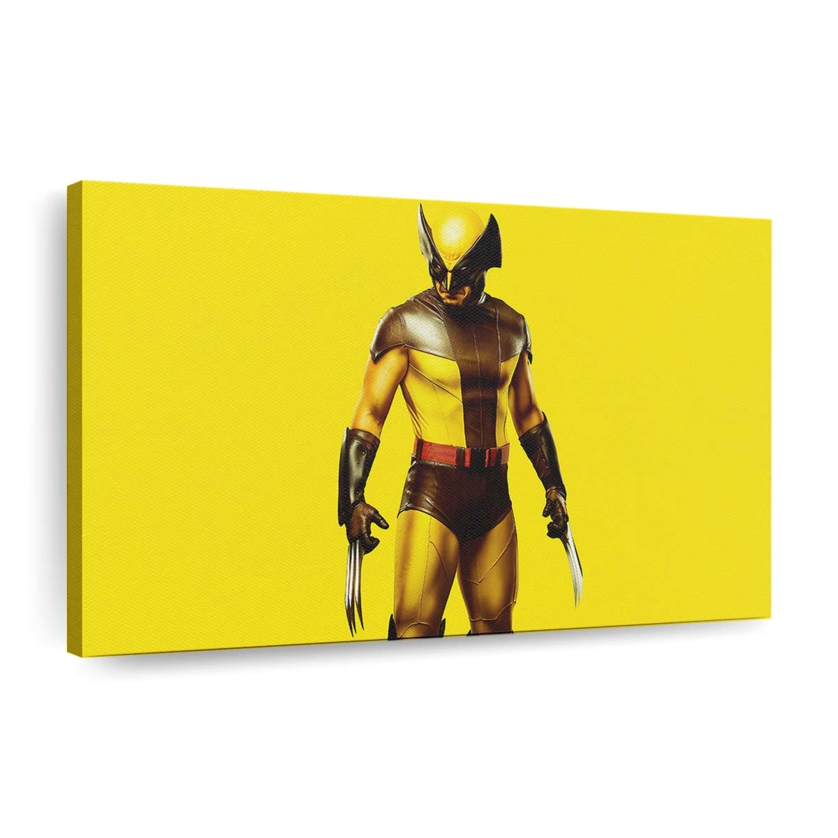 Wolverine Yellow Costume Leinwandbilder | Wanddeko