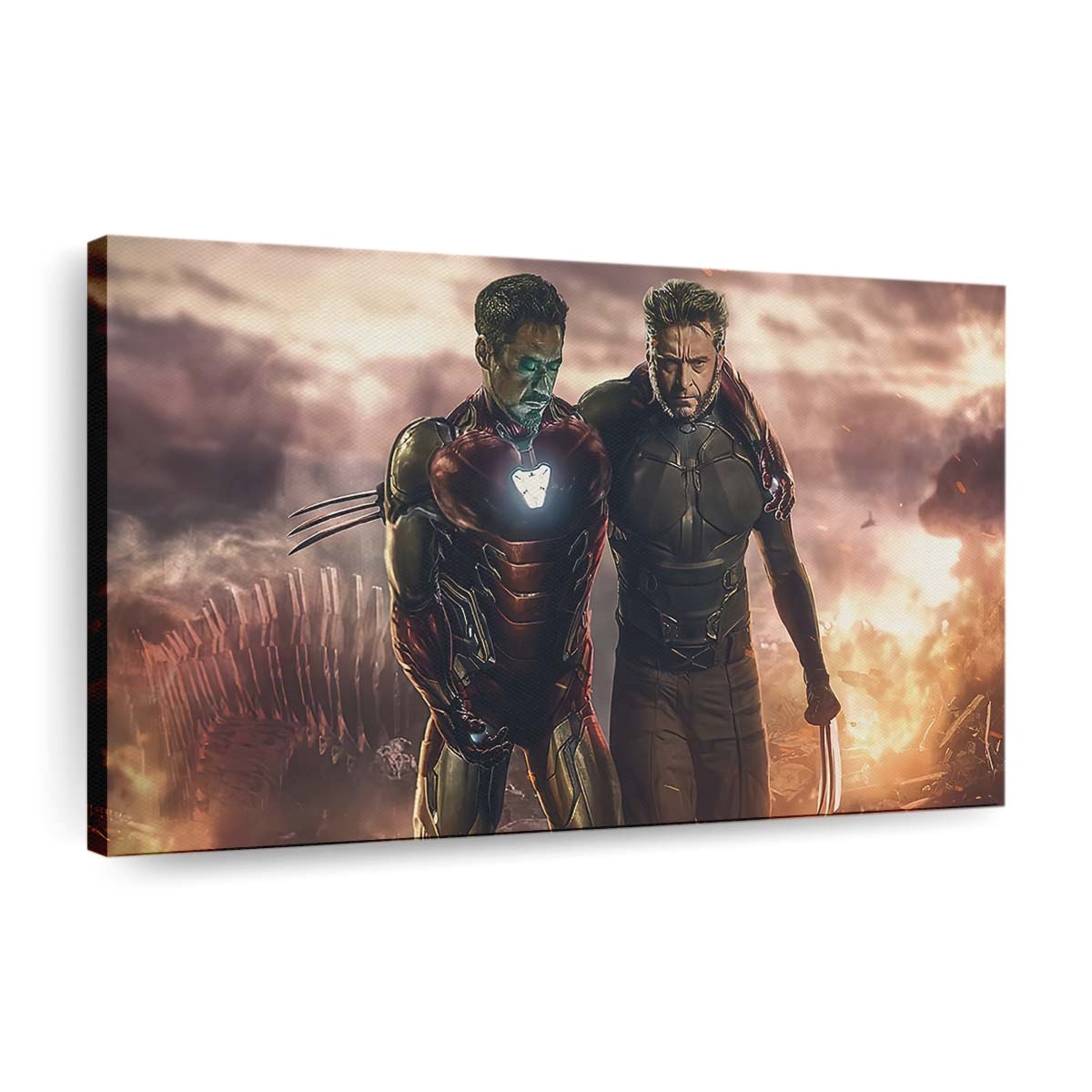 Wolverive Saved Iron Man Leinwandbilder | Wanddeko