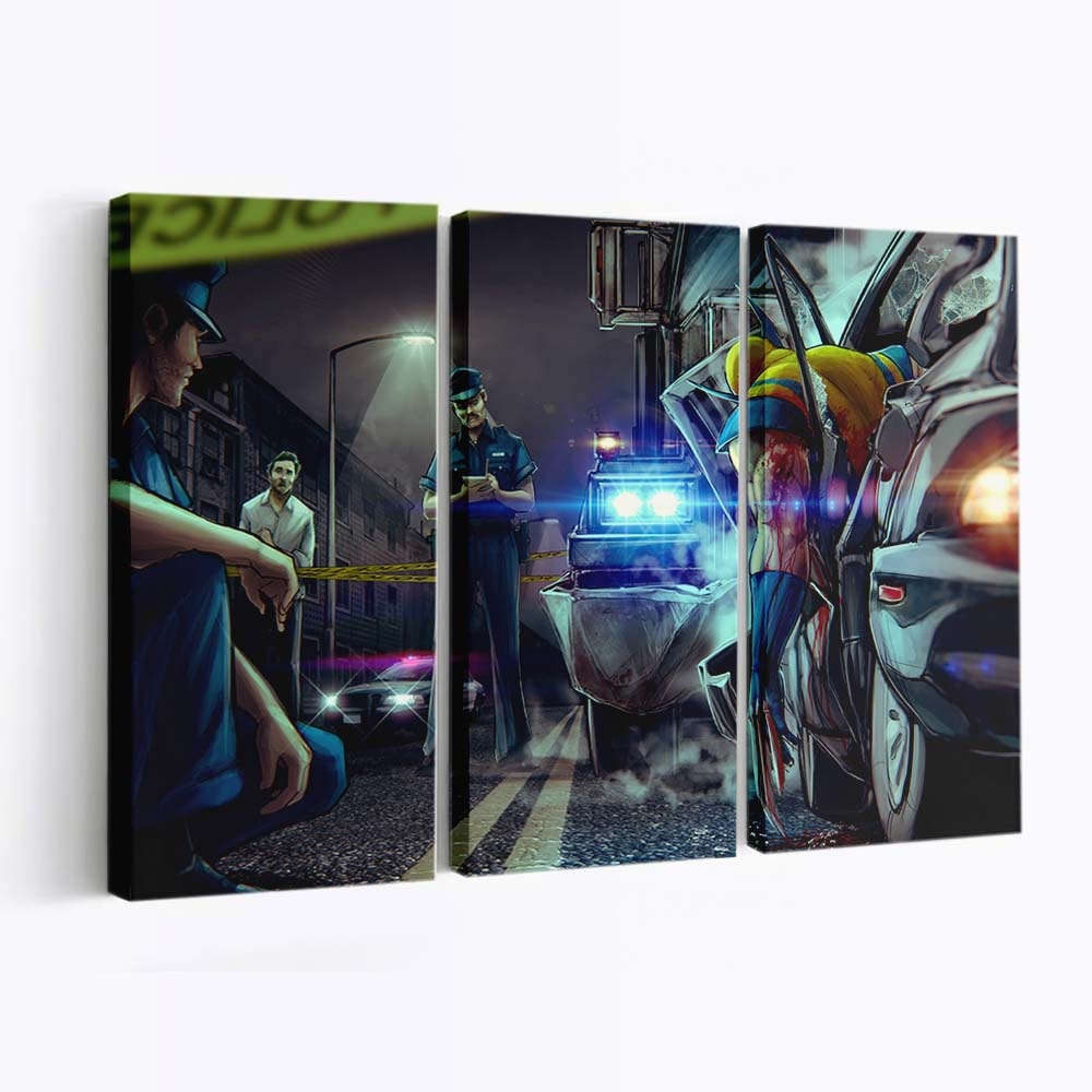 Drunk Wolverine Leinwandbilder | Wanddeko