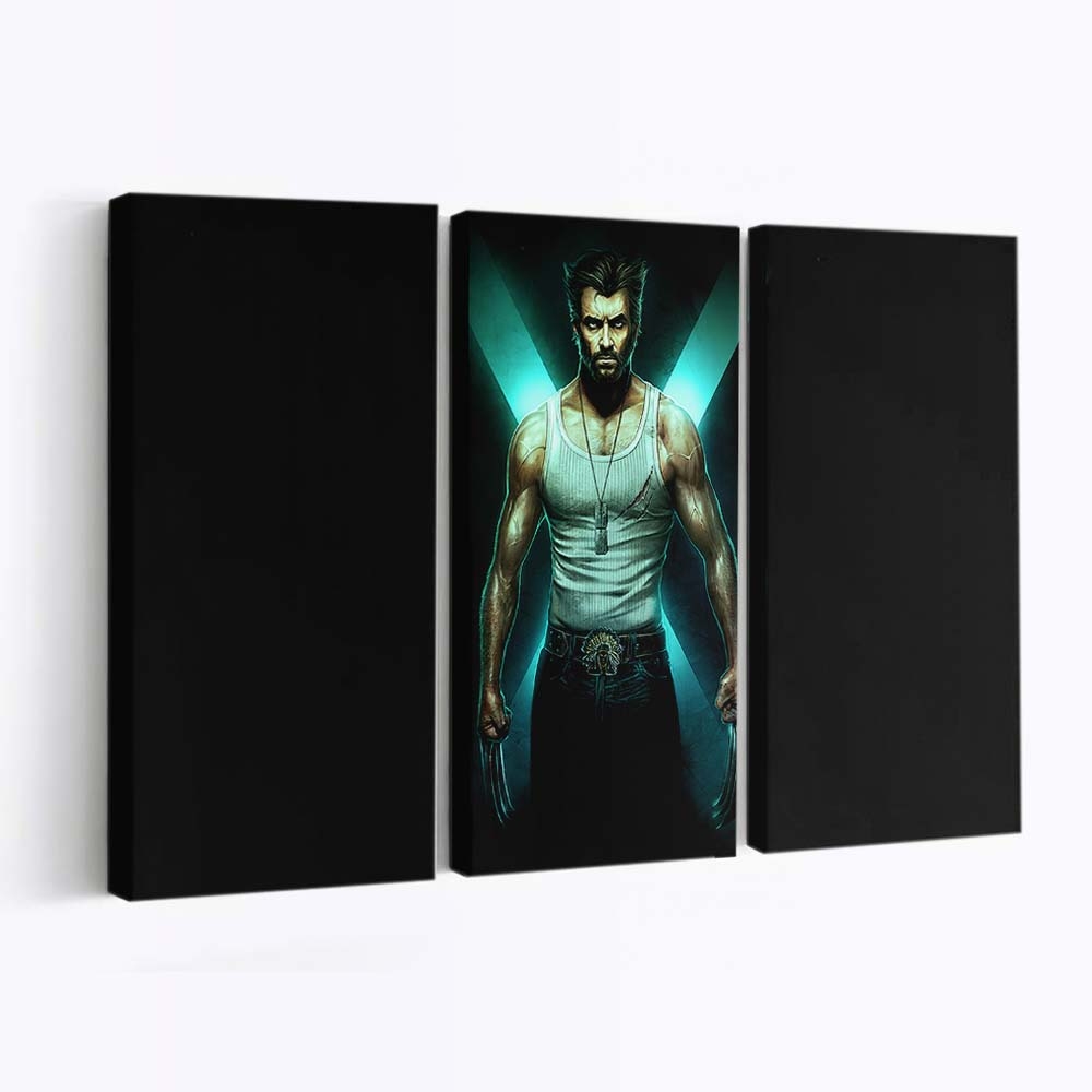 Wolverine Hugh Jackman 3 Leinwandbilder | Wanddeko