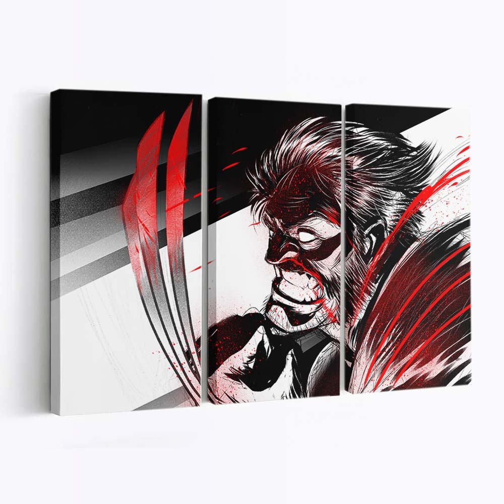 Wolverine Illustration 2 Leinwandbilder | Wanddeko