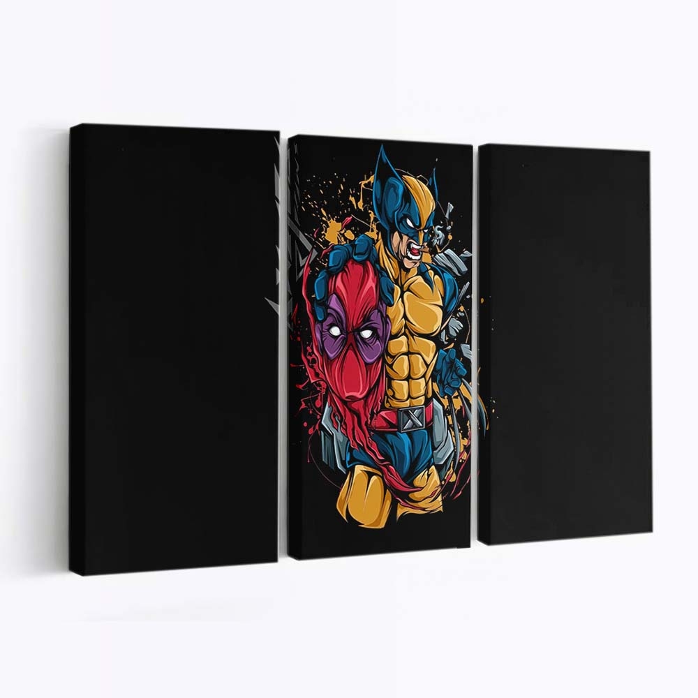 Wolverine X Deadpool Leinwandbilder | Wanddeko