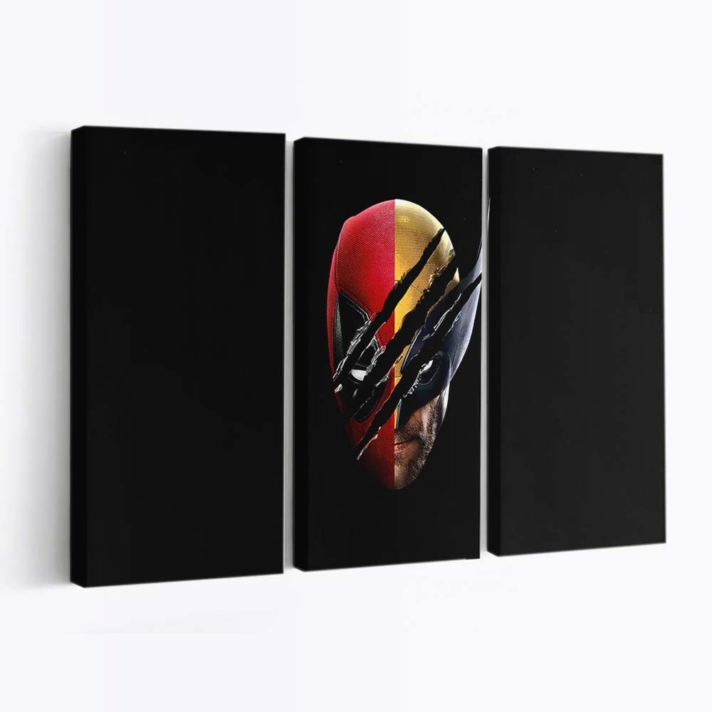 Wolverine X Deadpool Mask Leinwandbilder | Wanddeko