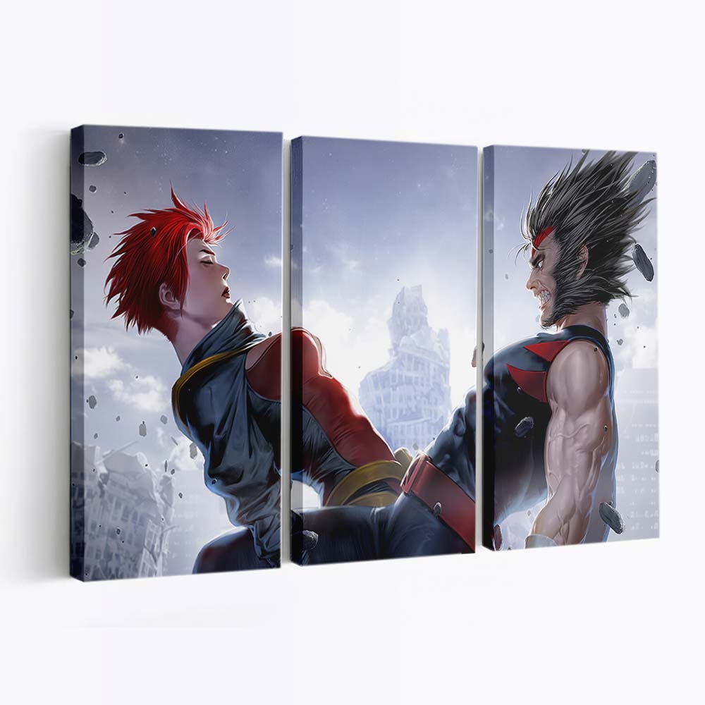 Wolverine X Jean Leinwandbilder | Wanddeko