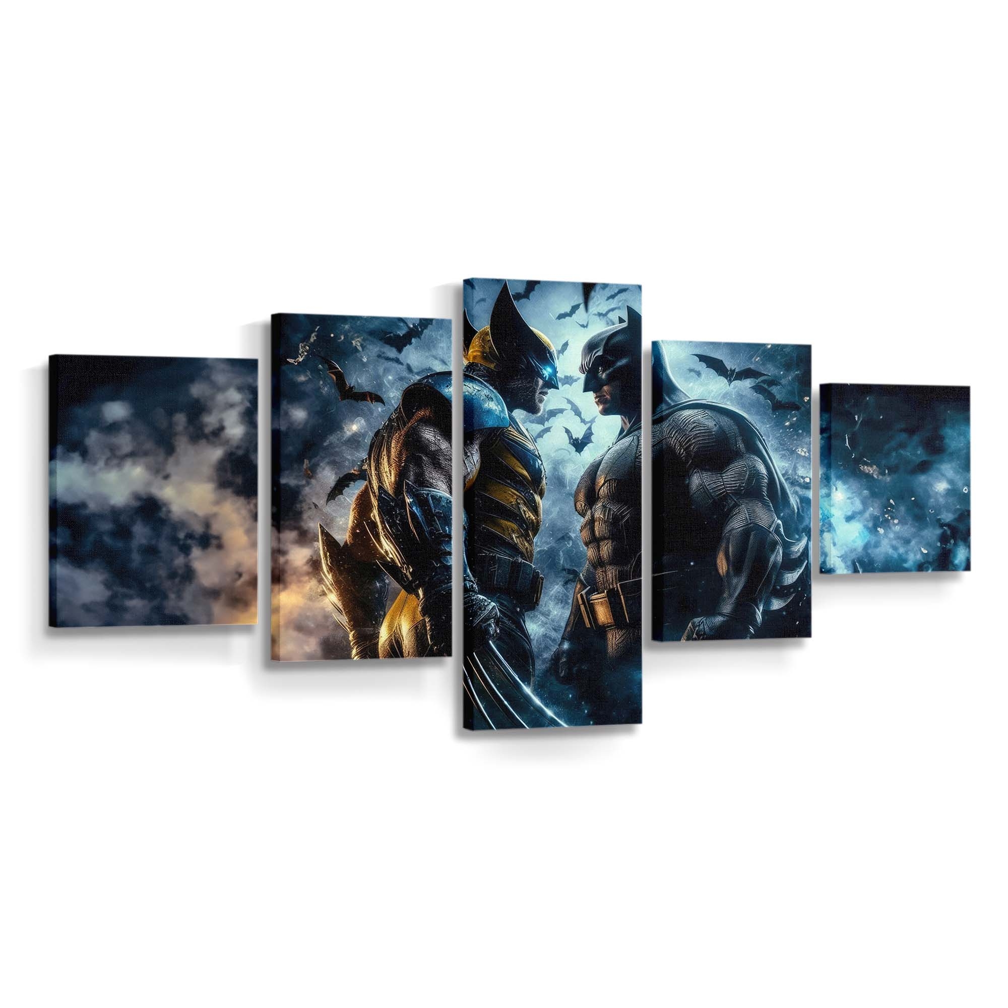 Bats And Claws A Legendary Faceoff Leinwandbilder | Wanddeko Venom Leinwandbild