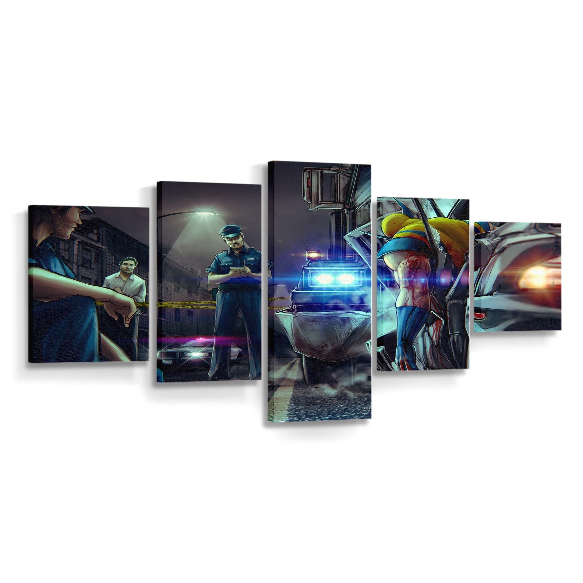 Drunk Wolverine Leinwandbilder | Wanddeko Venom Leinwandbild