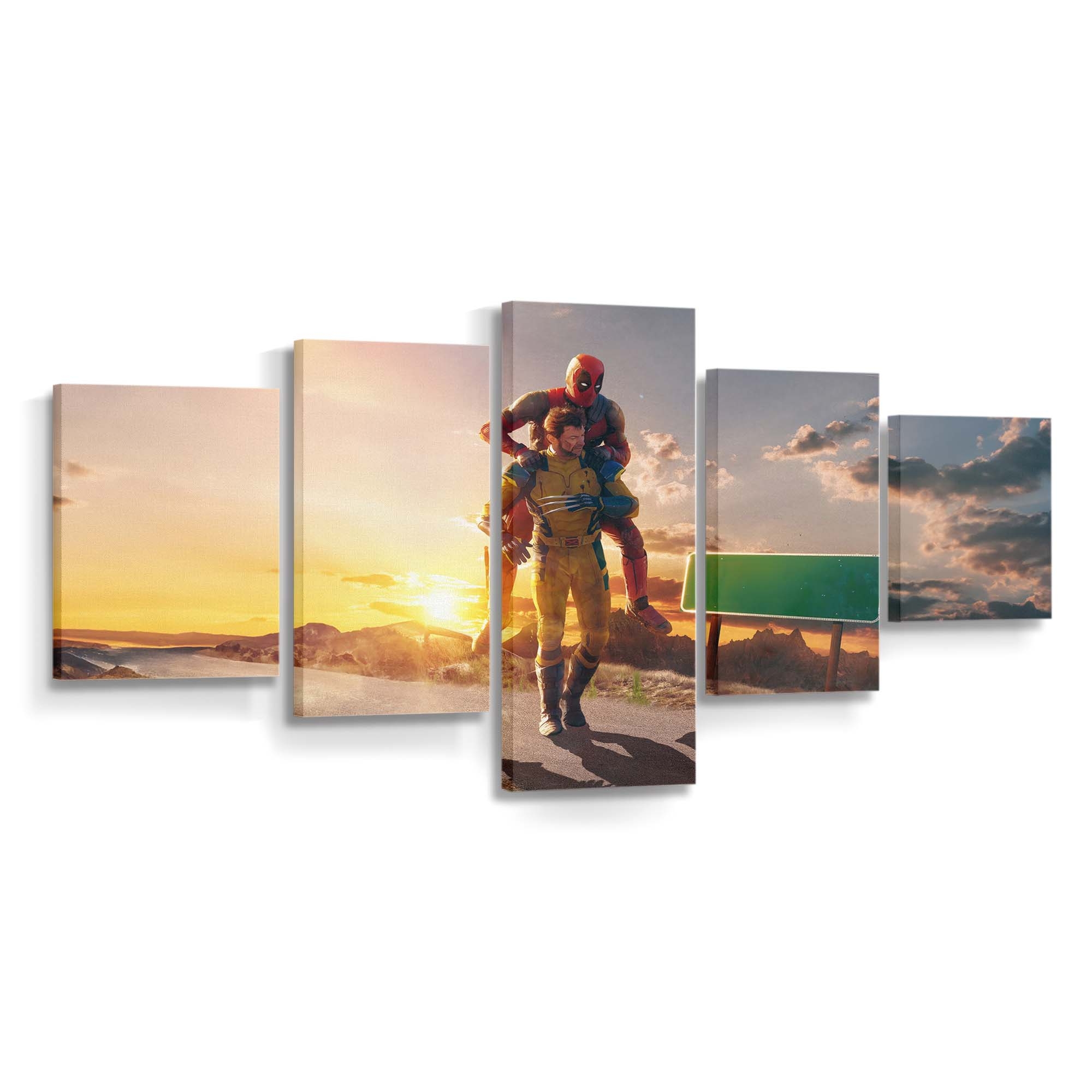 Red Suit Rampage Deadpool 3 Leinwandbilder | Wanddeko Venom Leinwandbild