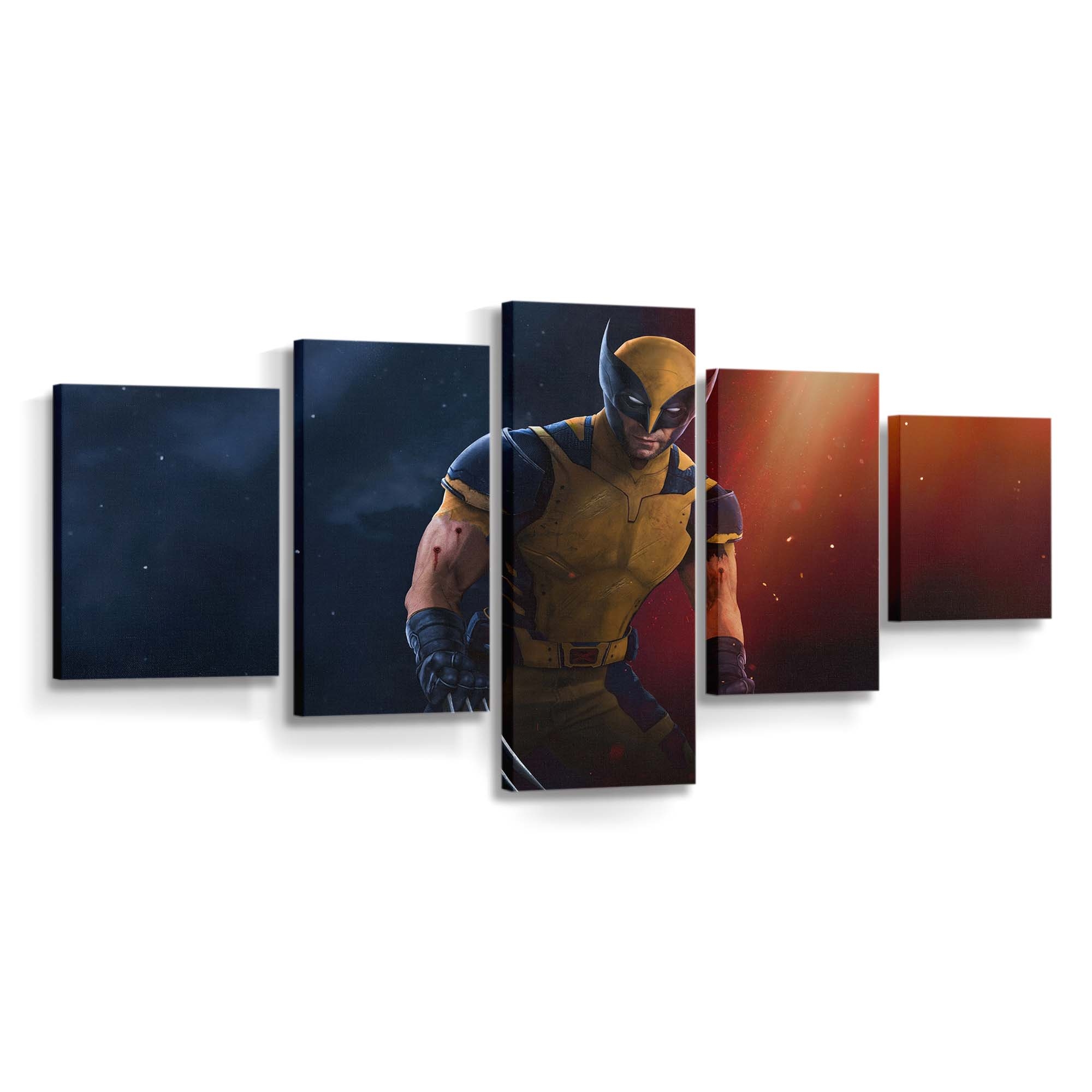 The Wolverine Adamantium Fury Leinwandbilder | Wanddeko Venom Leinwandbild