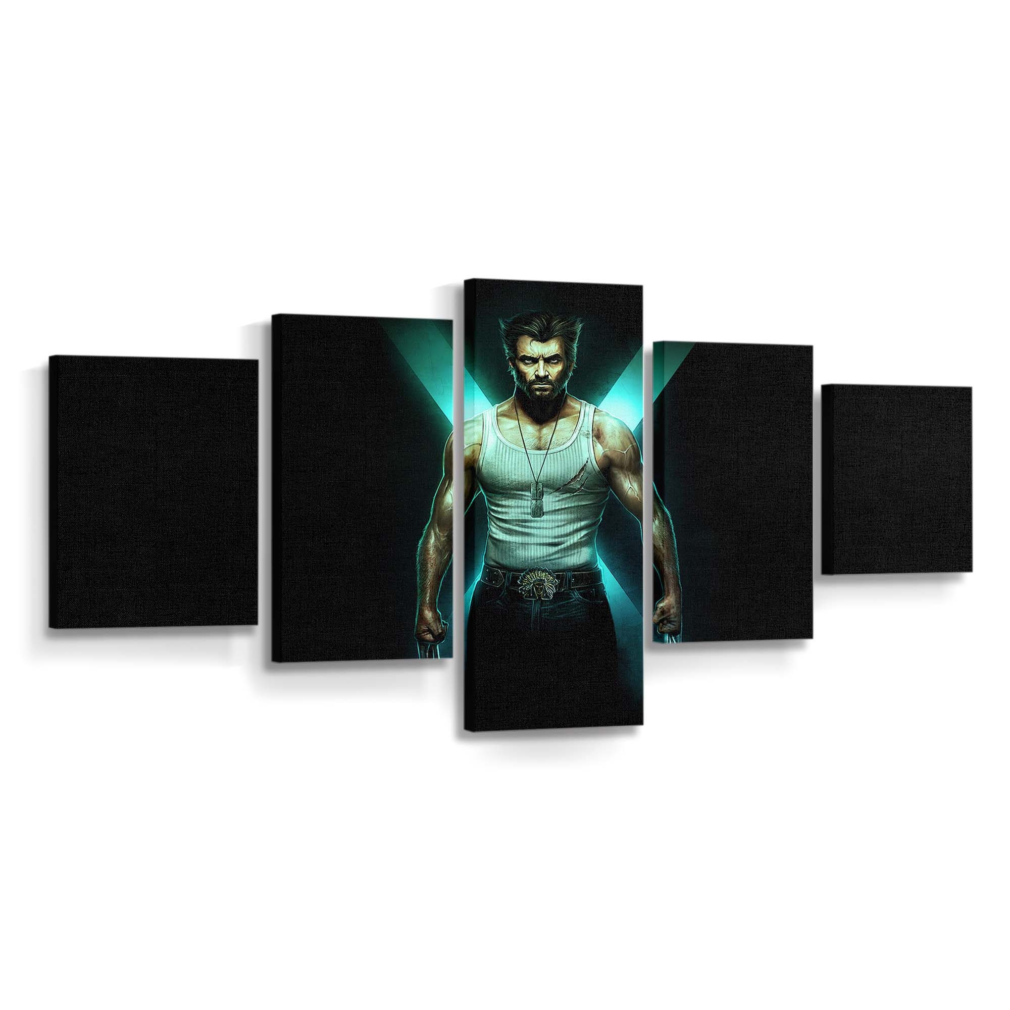 Wolverine Hugh Jackman 3 Leinwandbilder | Wanddeko Venom Leinwandbild