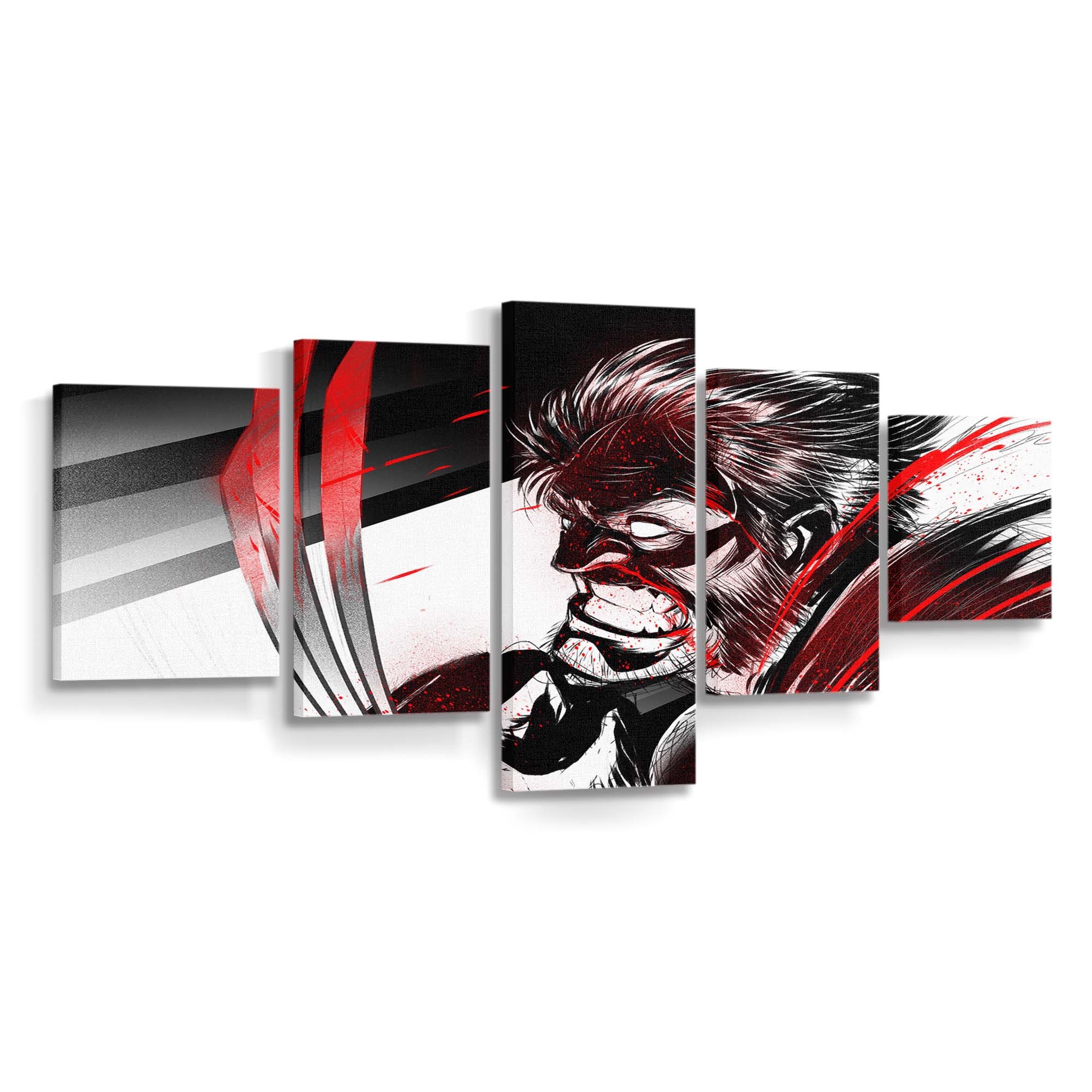 Wolverine Illustration 2 Leinwandbilder | Wanddeko Venom Leinwandbild