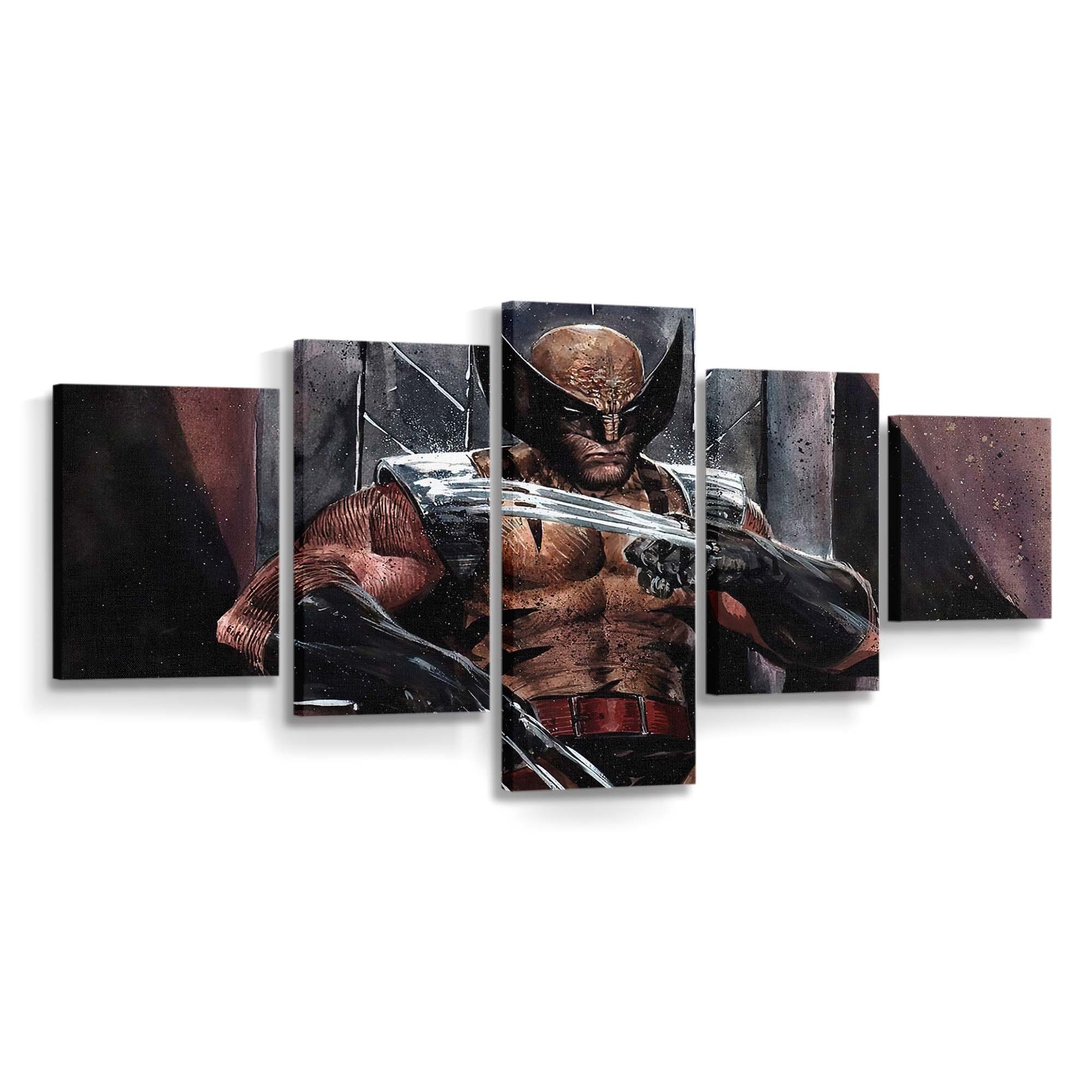 Wolverine Sitting On Throne Leinwandbilder | Wanddeko Venom Leinwandbild