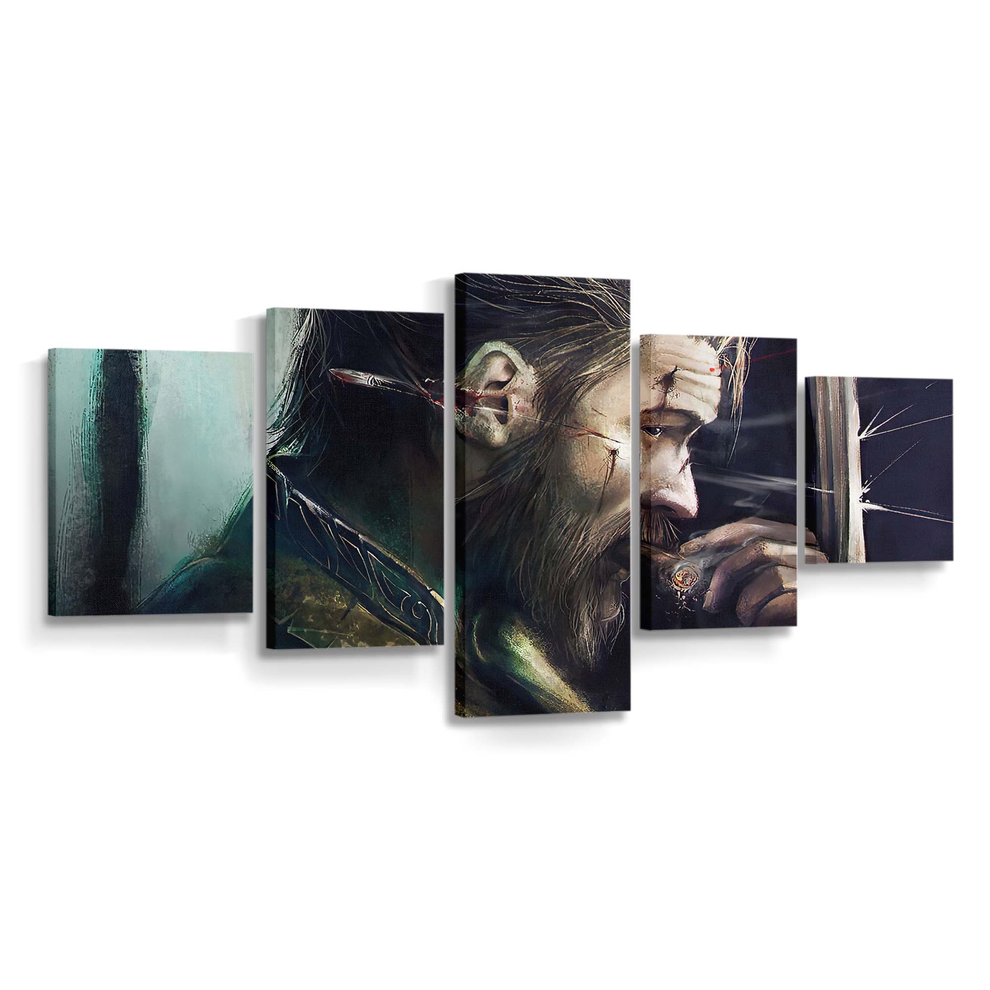 Wolverine Smoking Leinwandbilder | Wanddeko Venom Leinwandbild