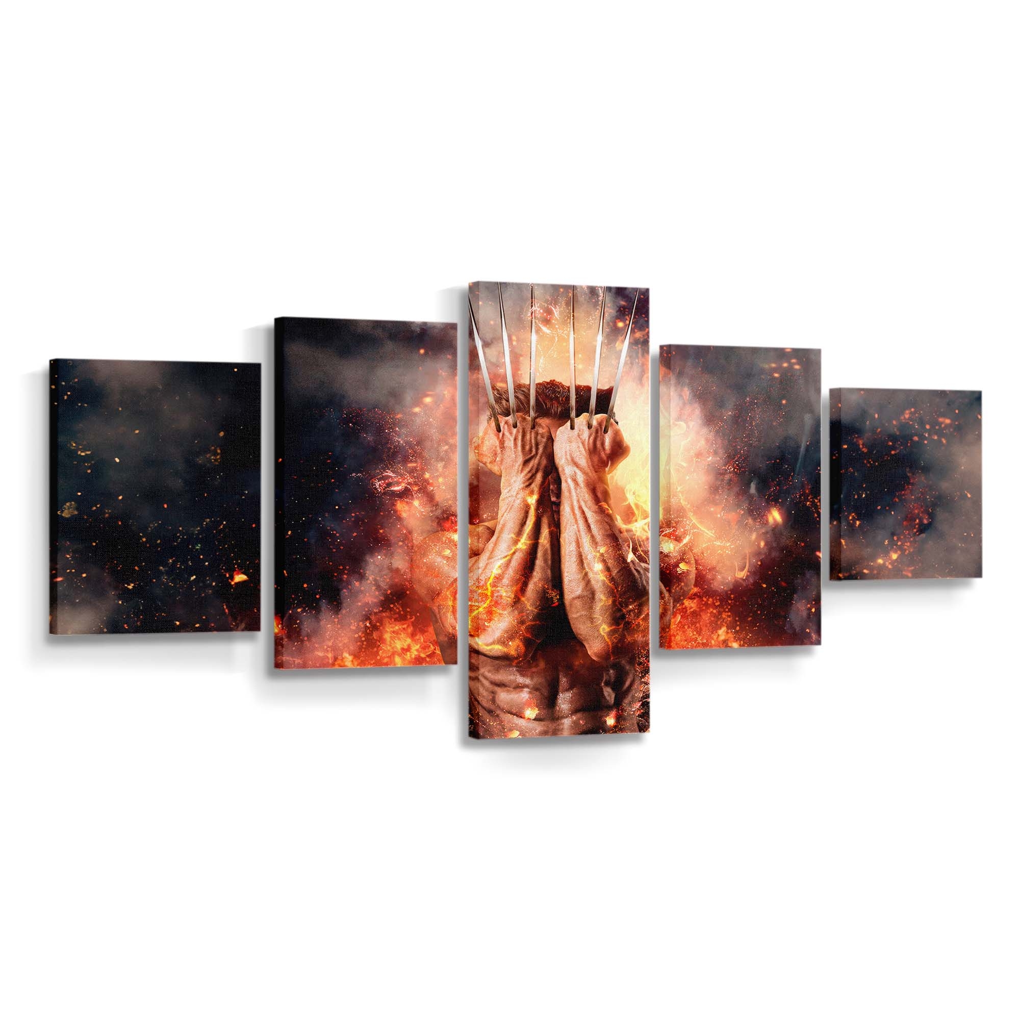 Wolverine Unstoppable Rampage Leinwandbilder | Wanddeko Venom Leinwandbild